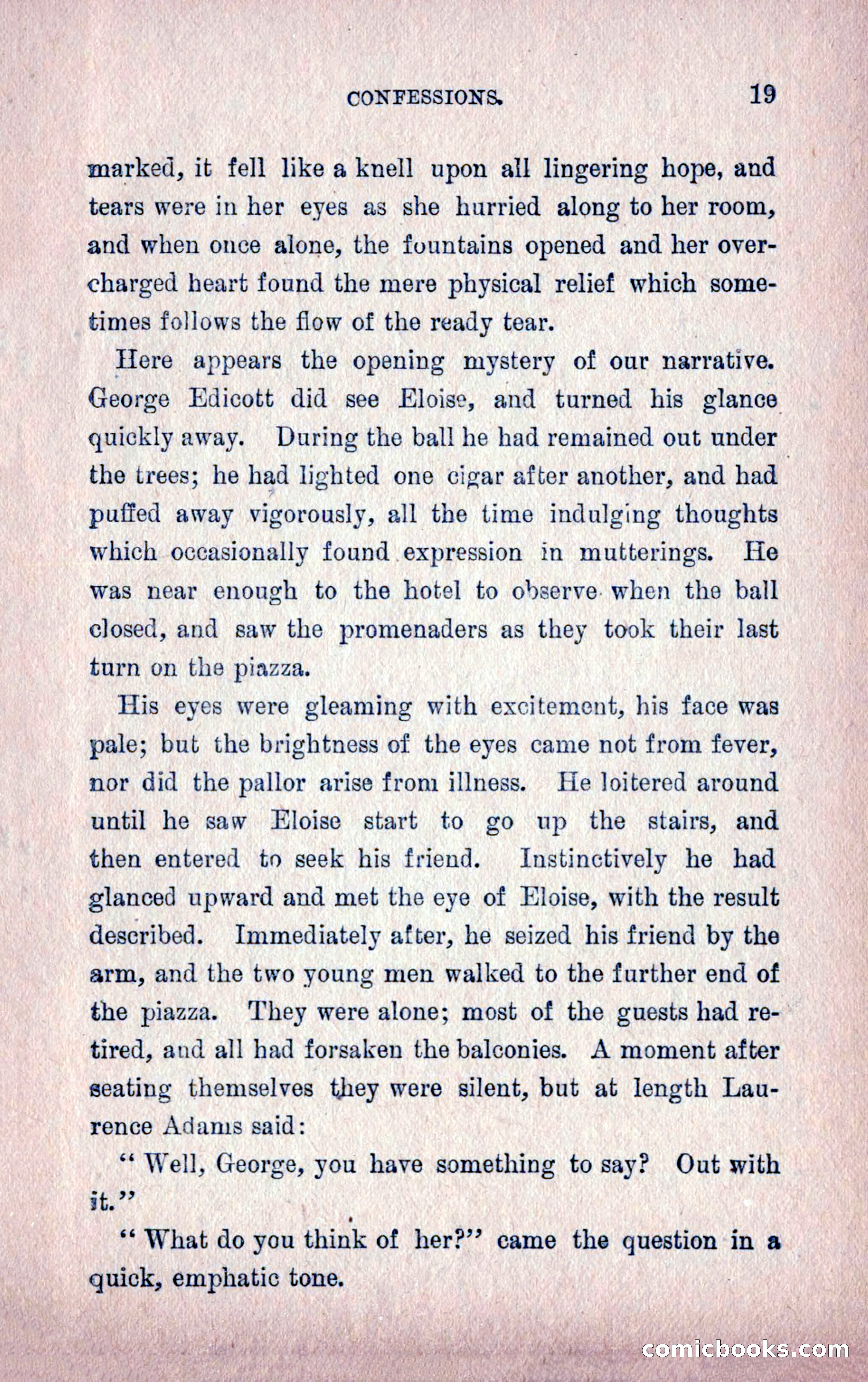 A Final Triumph; or, A Lady Bachelor — page 21 of 164