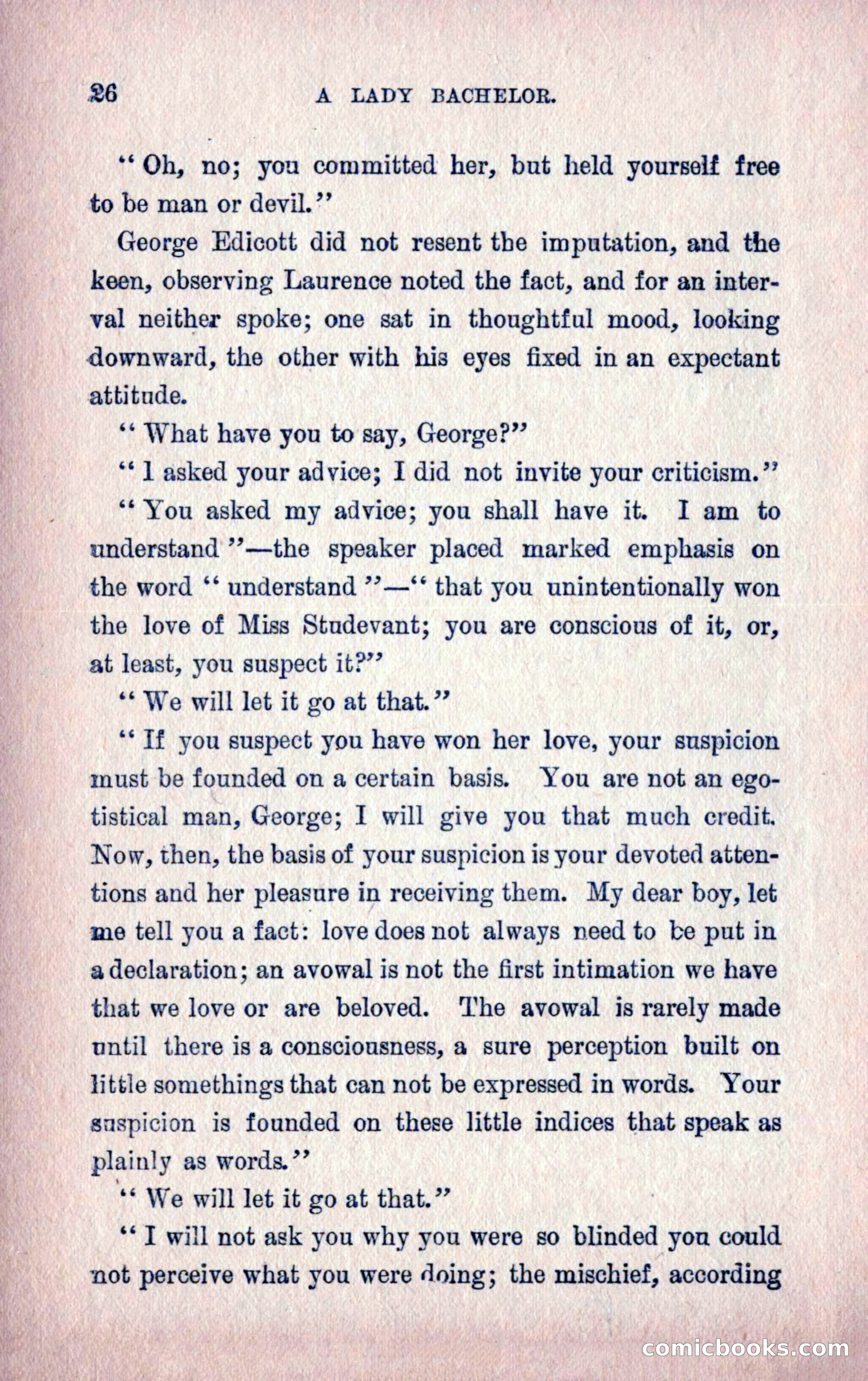 A Final Triumph; or, A Lady Bachelor — page 28 of 164