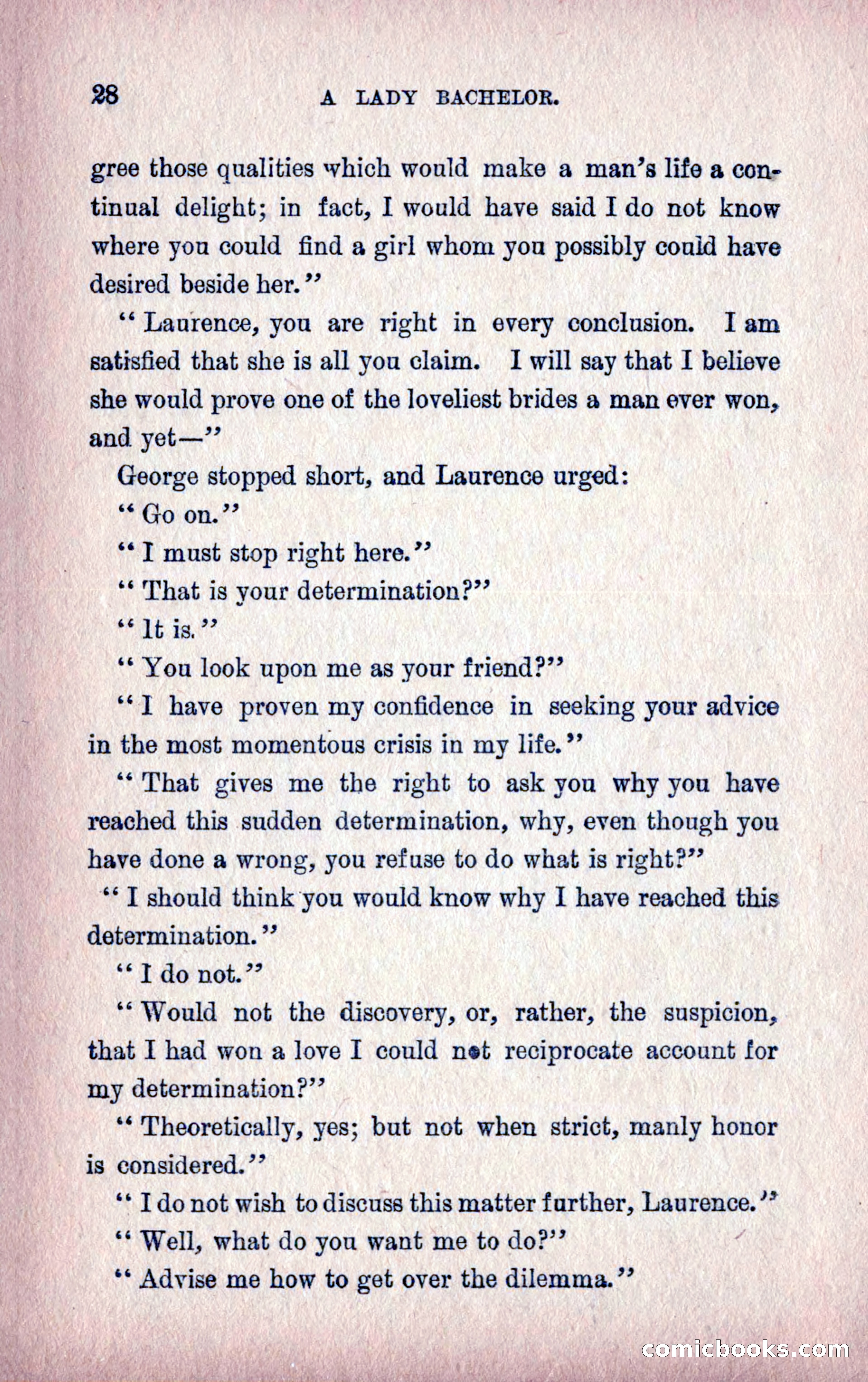 A Final Triumph; or, A Lady Bachelor — page 30 of 164