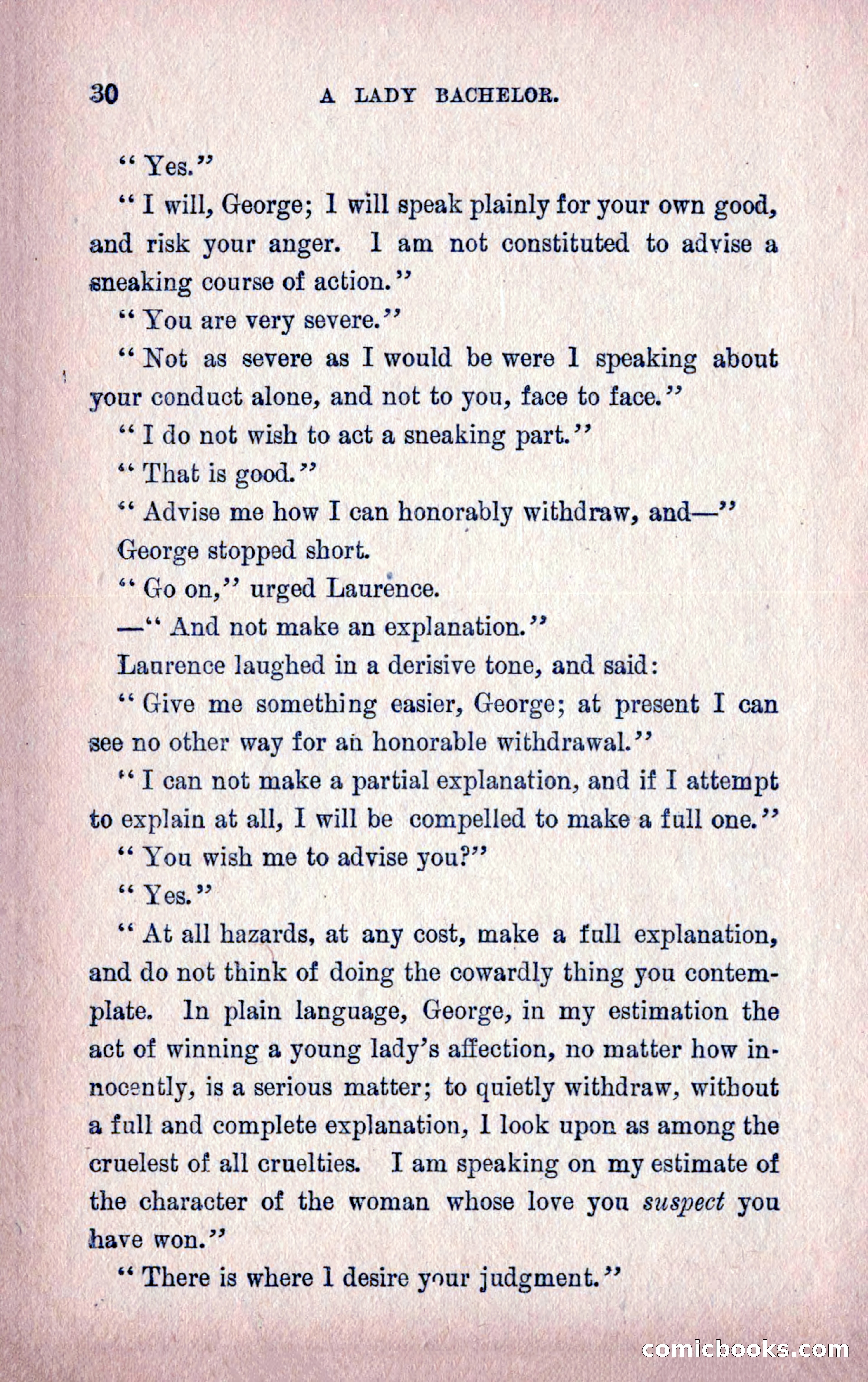 A Final Triumph; or, A Lady Bachelor — page 32 of 164