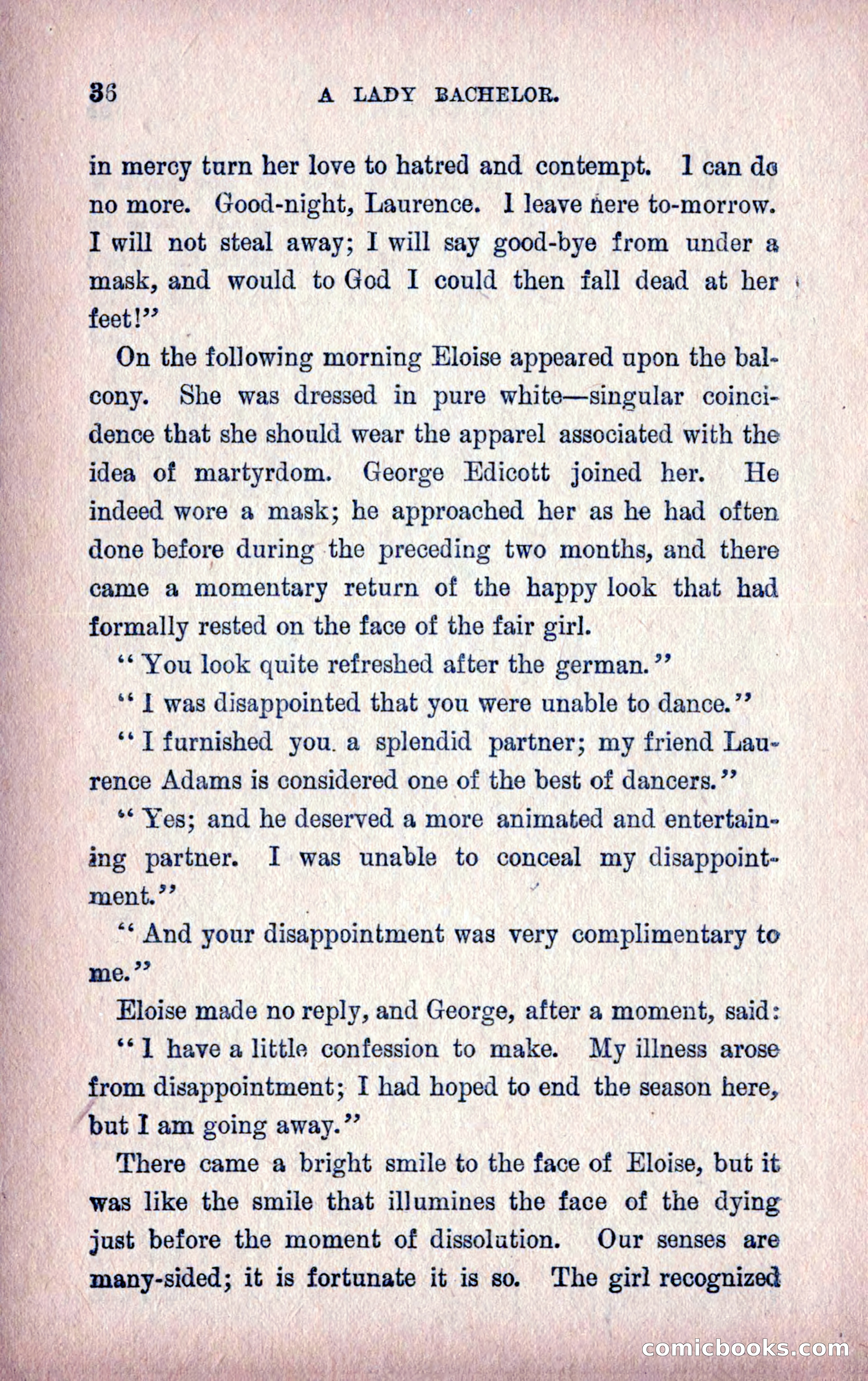 A Final Triumph; or, A Lady Bachelor — page 38 of 164