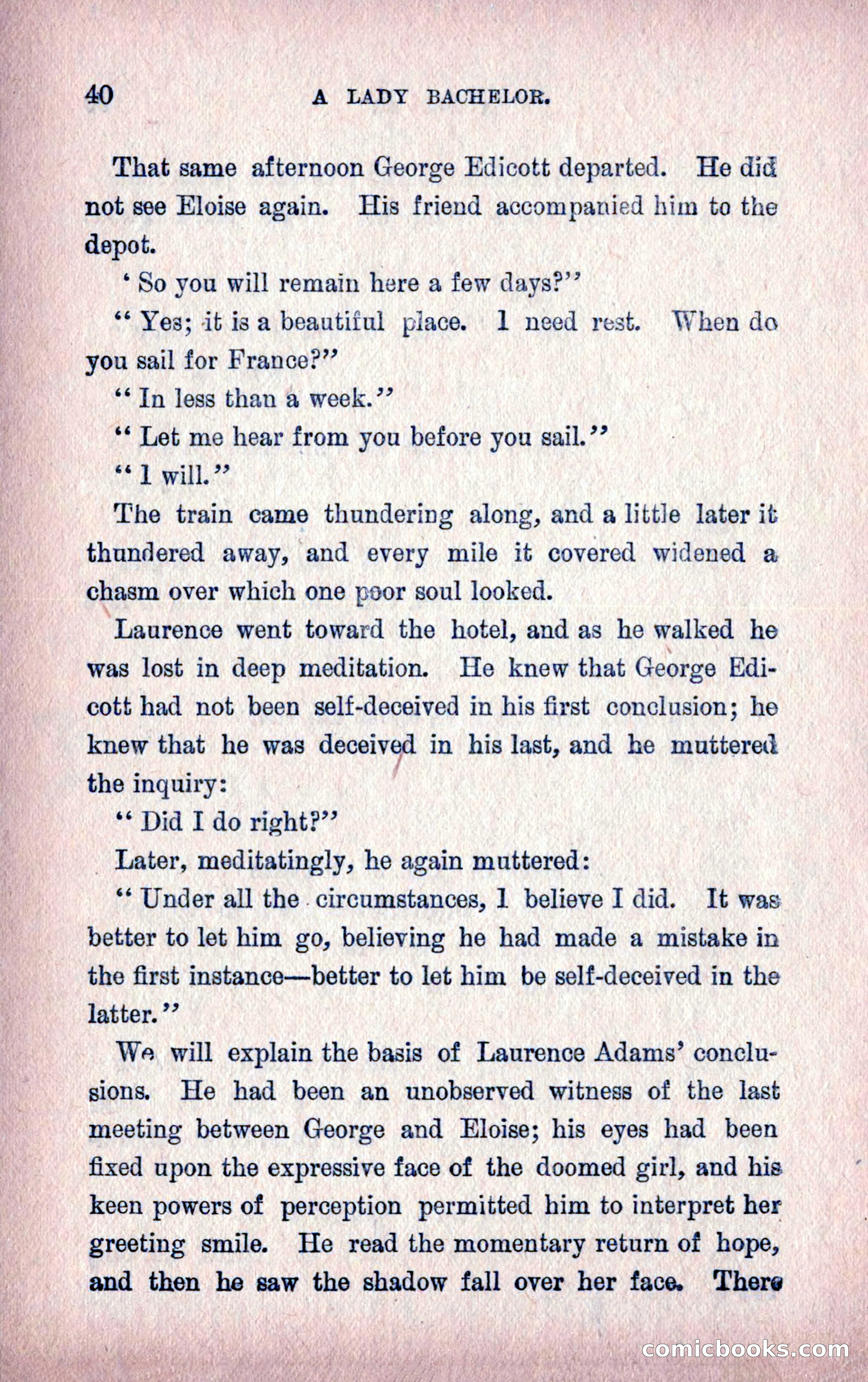 A Final Triumph; or, A Lady Bachelor — page 42 of 164
