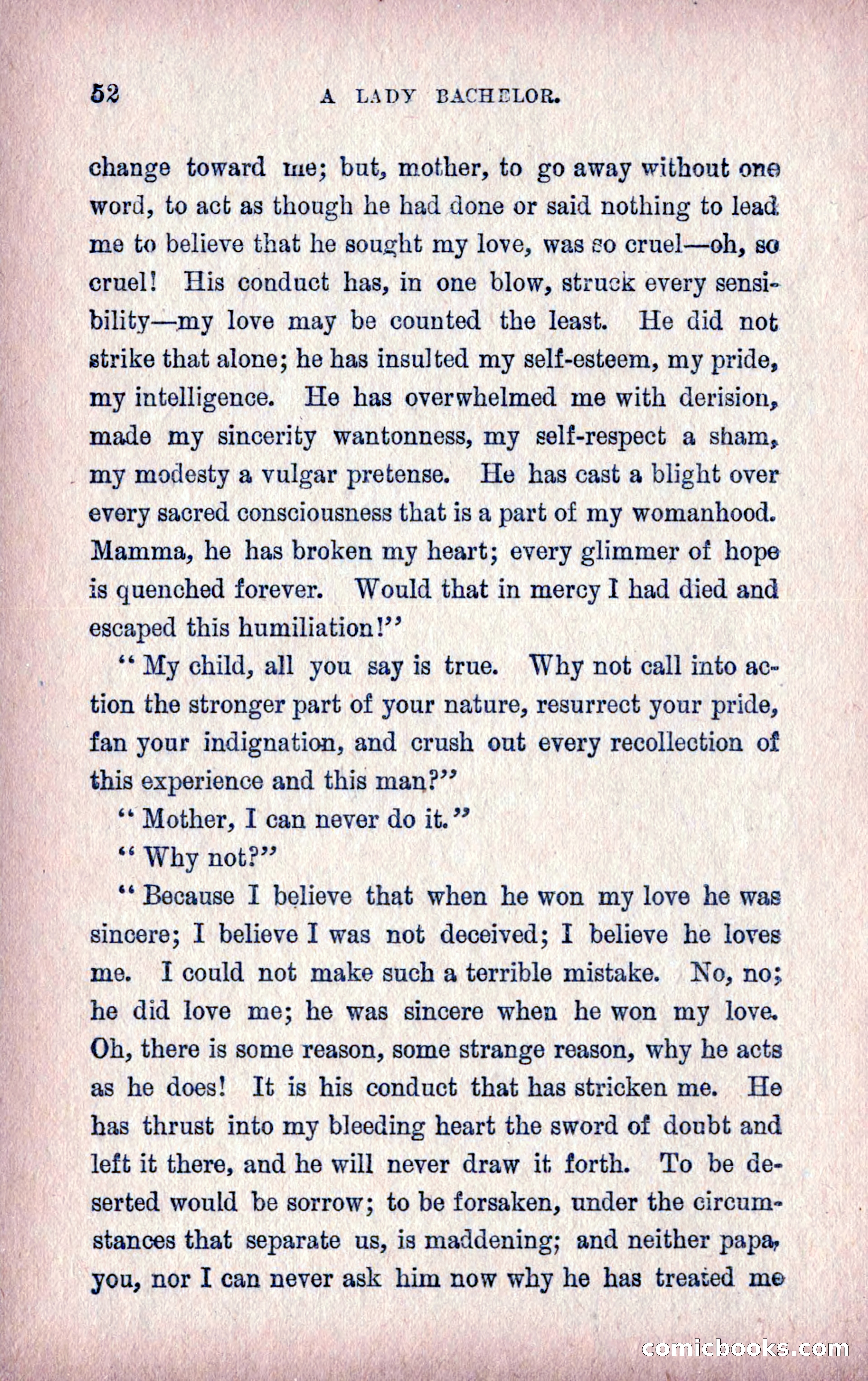 A Final Triumph; or, A Lady Bachelor — page 54 of 164