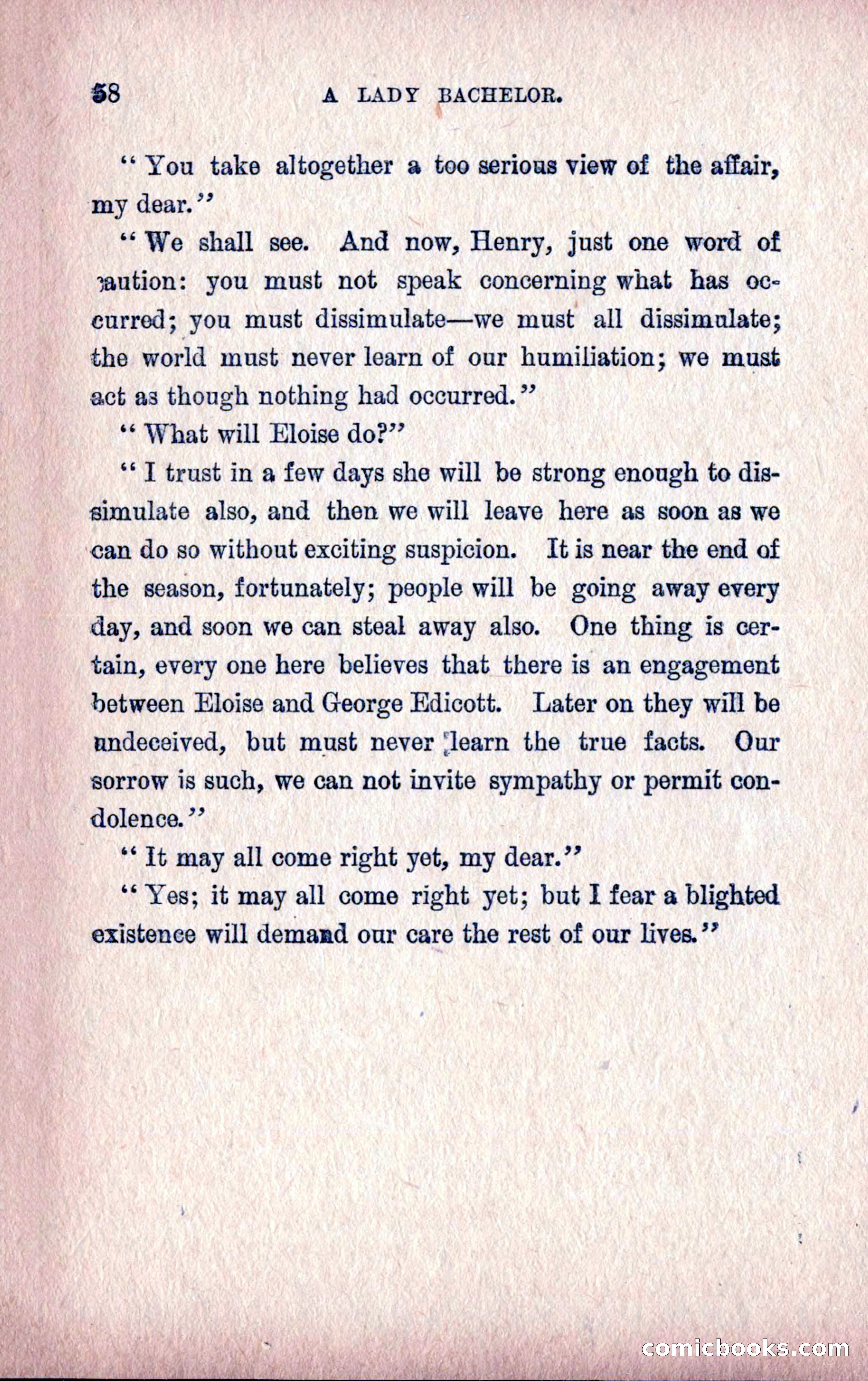 A Final Triumph; or, A Lady Bachelor — page 60 of 164