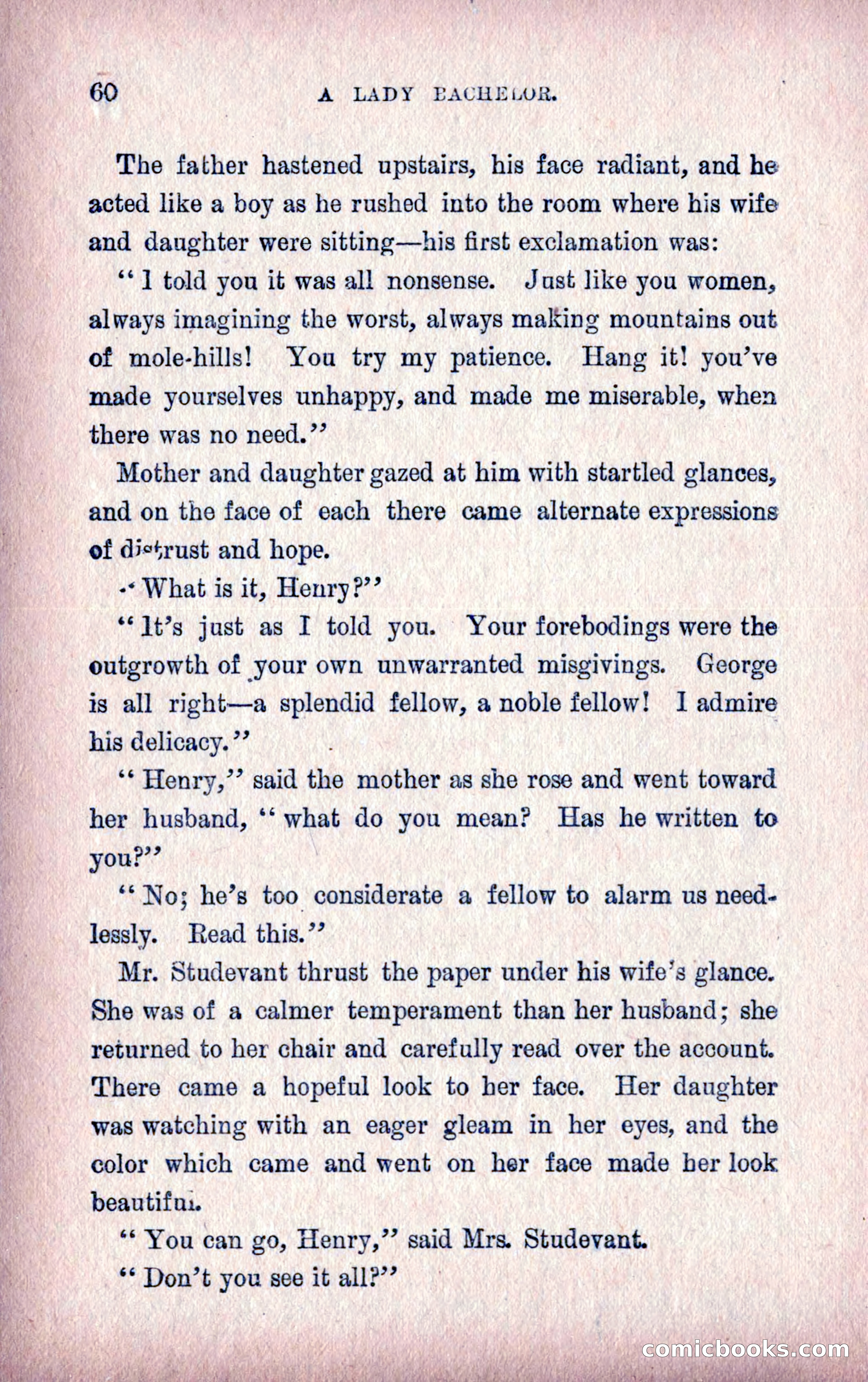 A Final Triumph; or, A Lady Bachelor — page 62 of 164