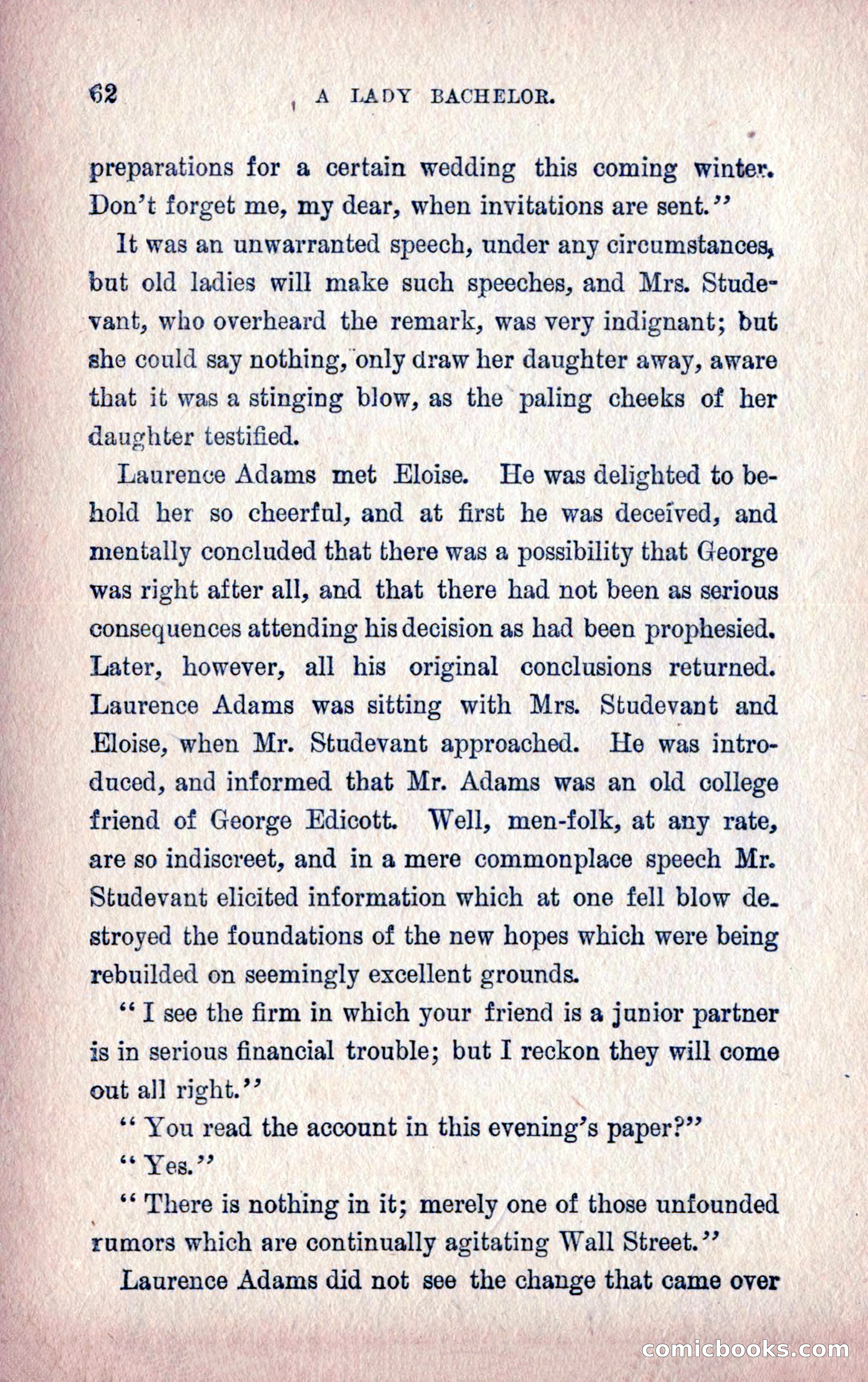 A Final Triumph; or, A Lady Bachelor — page 64 of 164