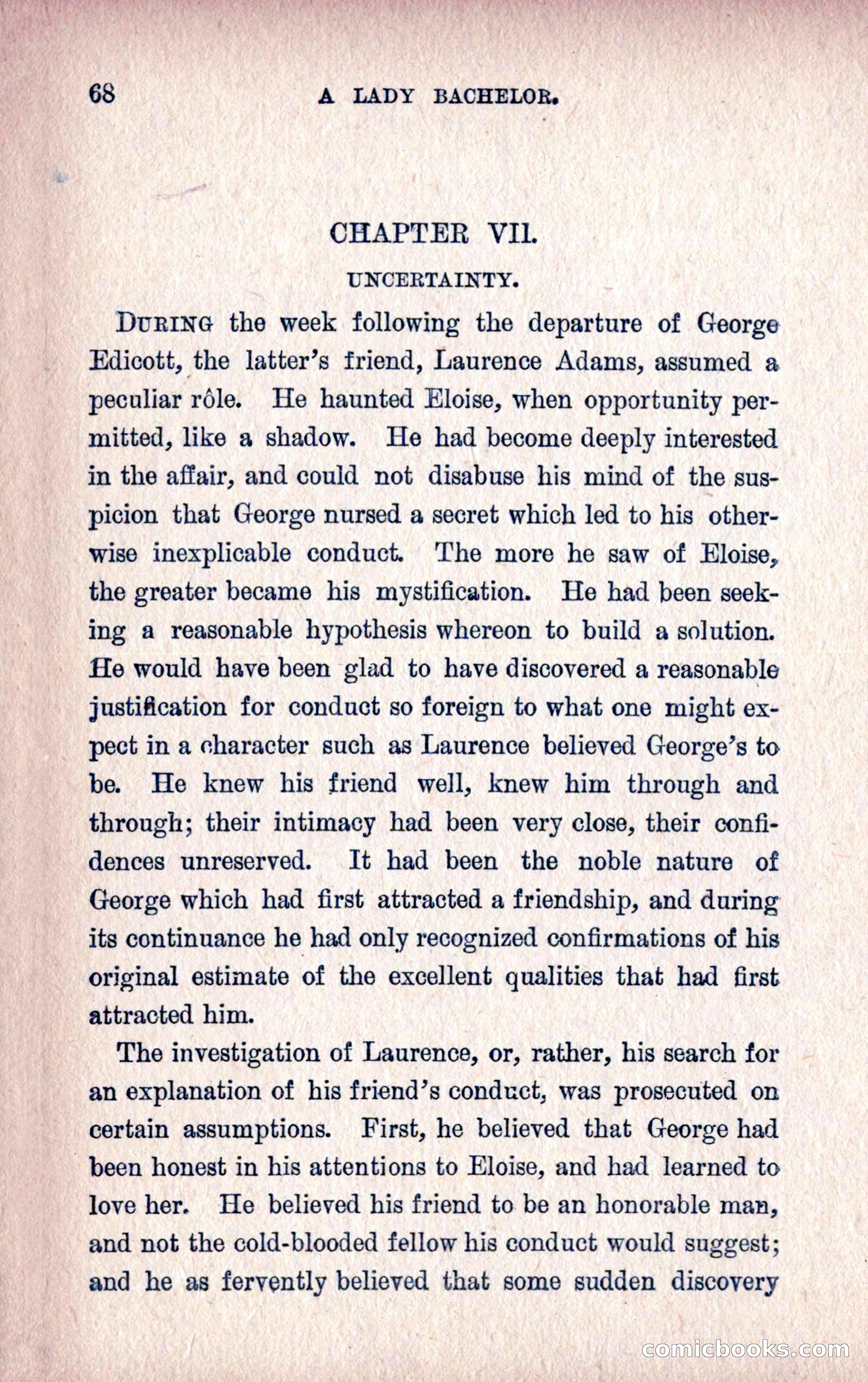 A Final Triumph; or, A Lady Bachelor — page 70 of 164
