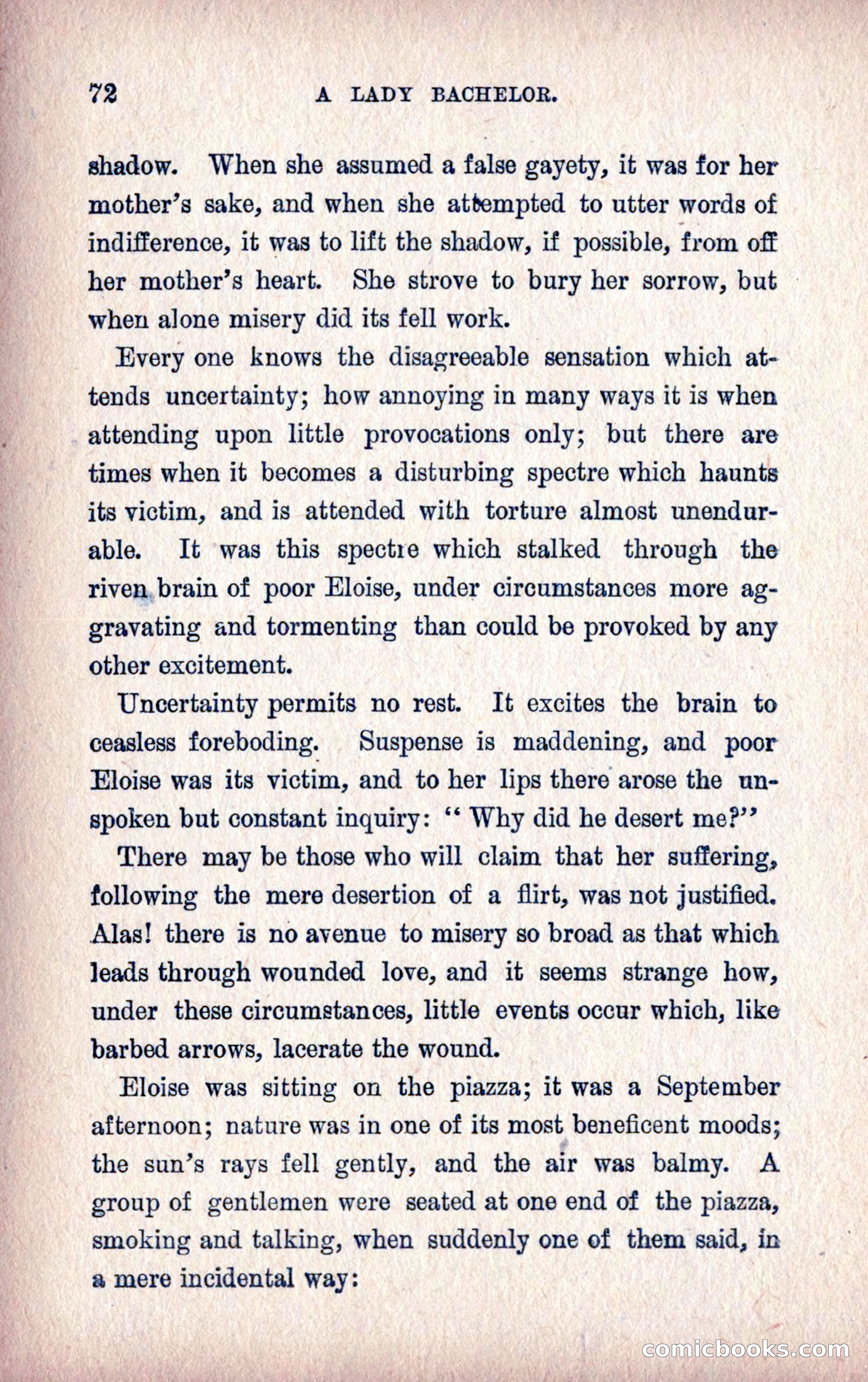 A Final Triumph; or, A Lady Bachelor — page 74 of 164