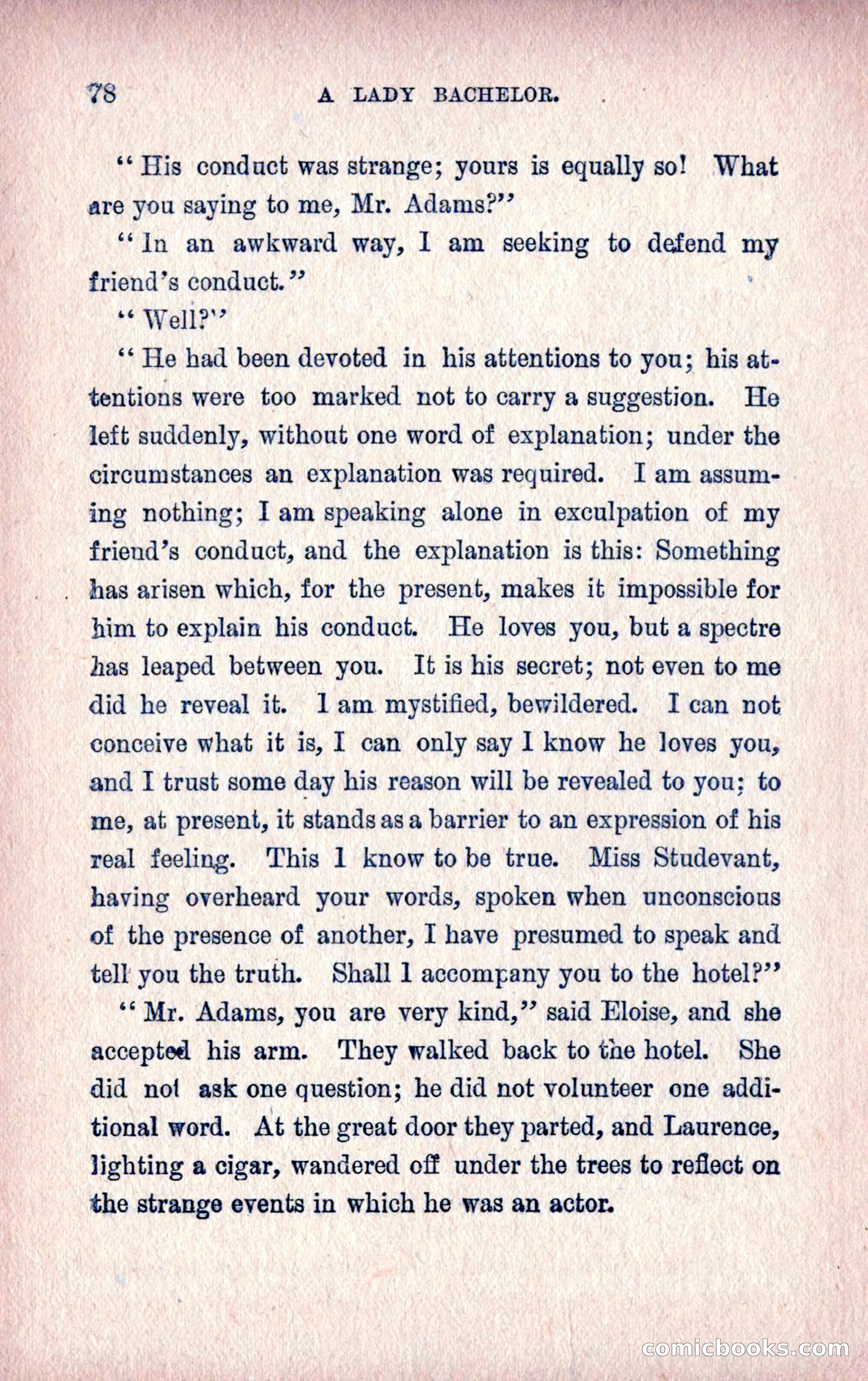A Final Triumph; or, A Lady Bachelor — page 80 of 164