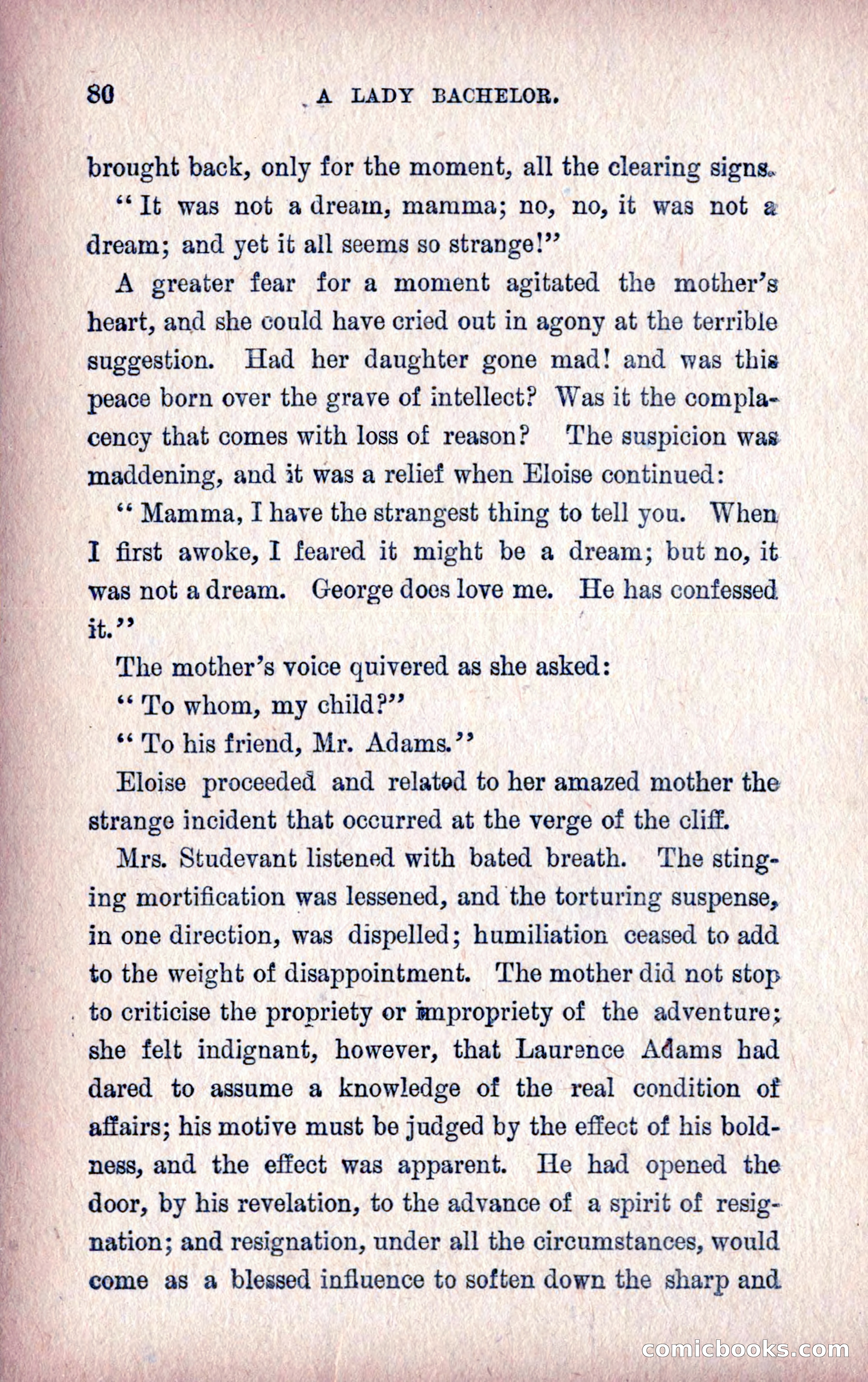 A Final Triumph; or, A Lady Bachelor — page 82 of 164