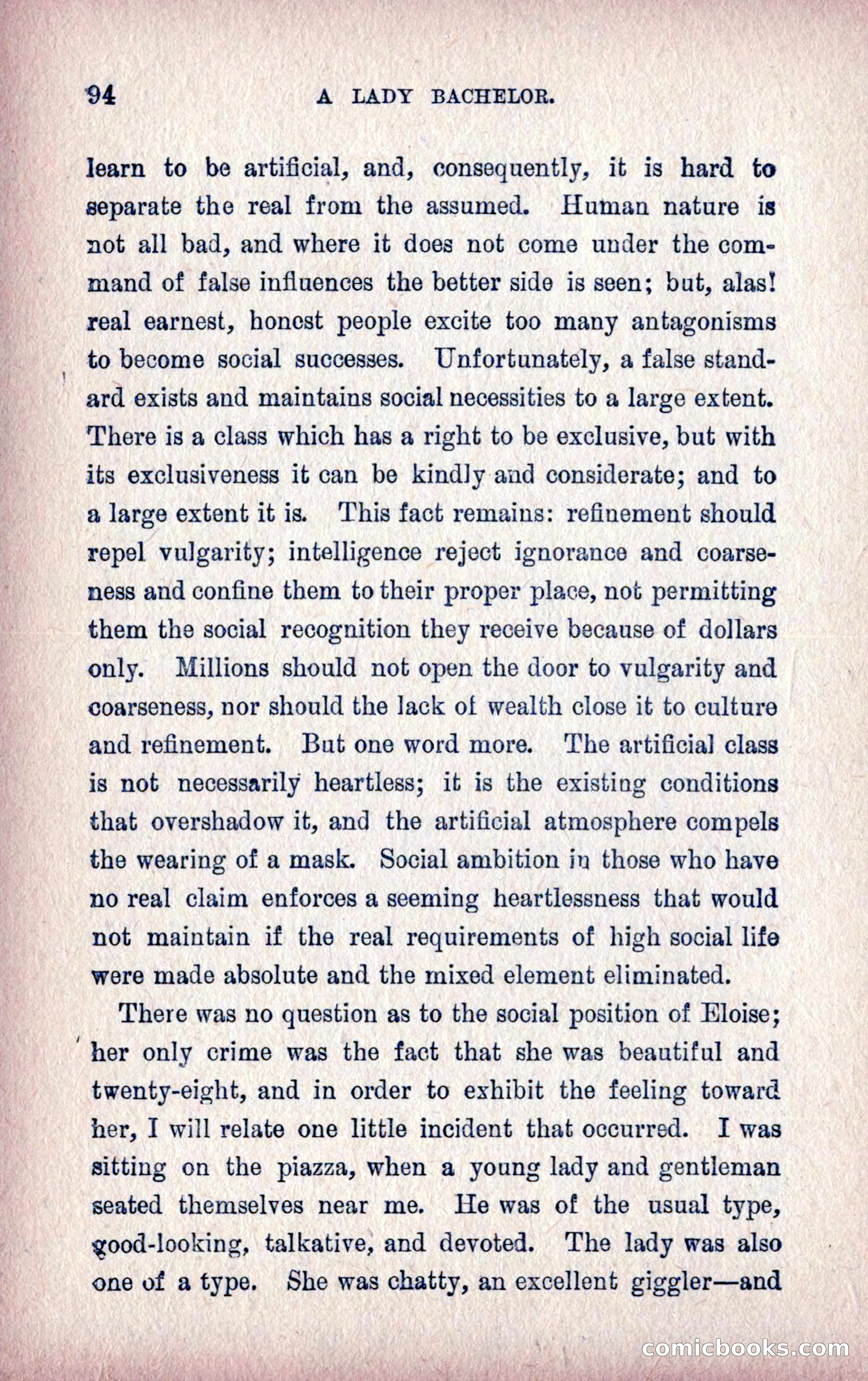 A Final Triumph; or, A Lady Bachelor — page 96 of 164
