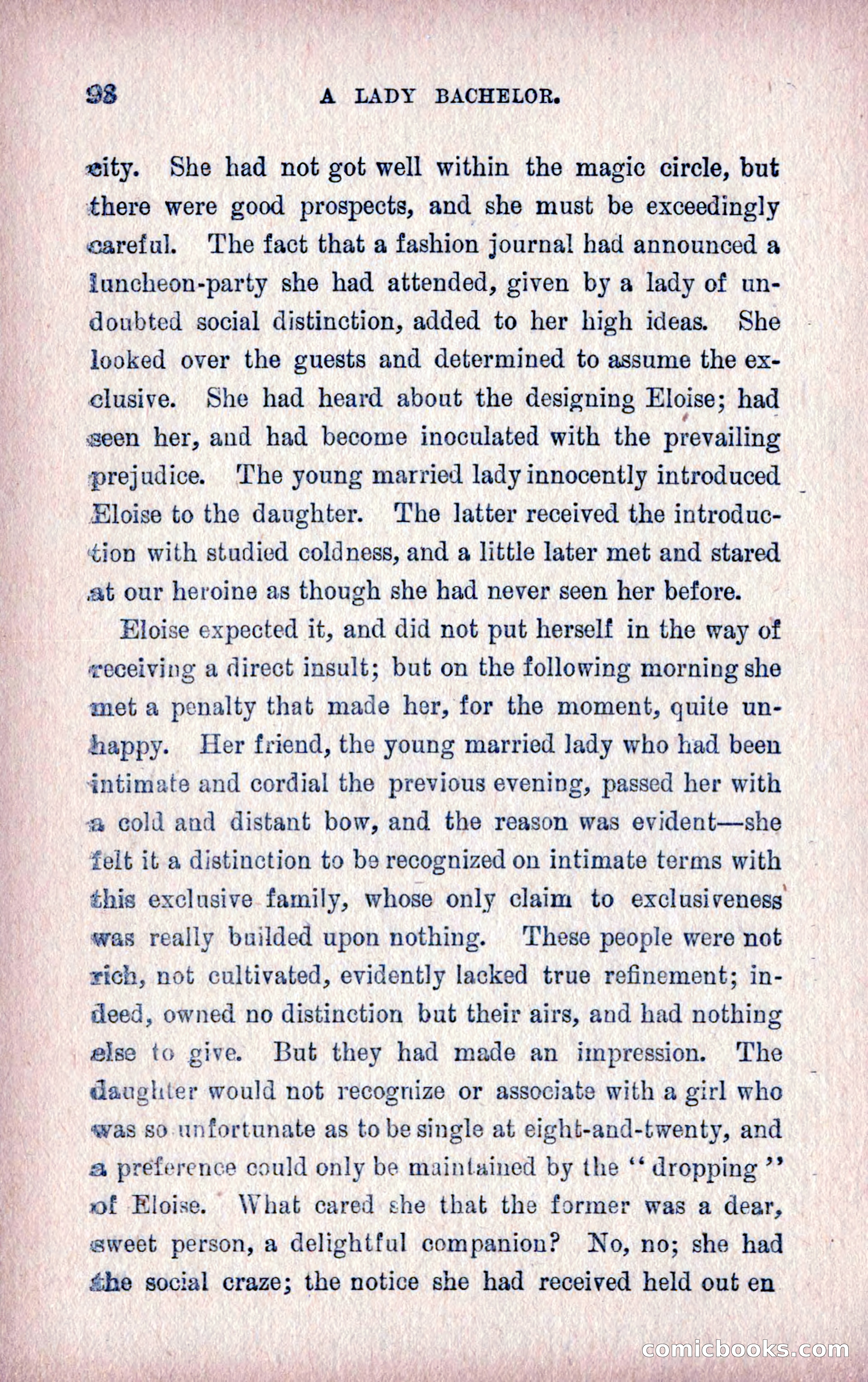 A Final Triumph; or, A Lady Bachelor — page 100 of 164
