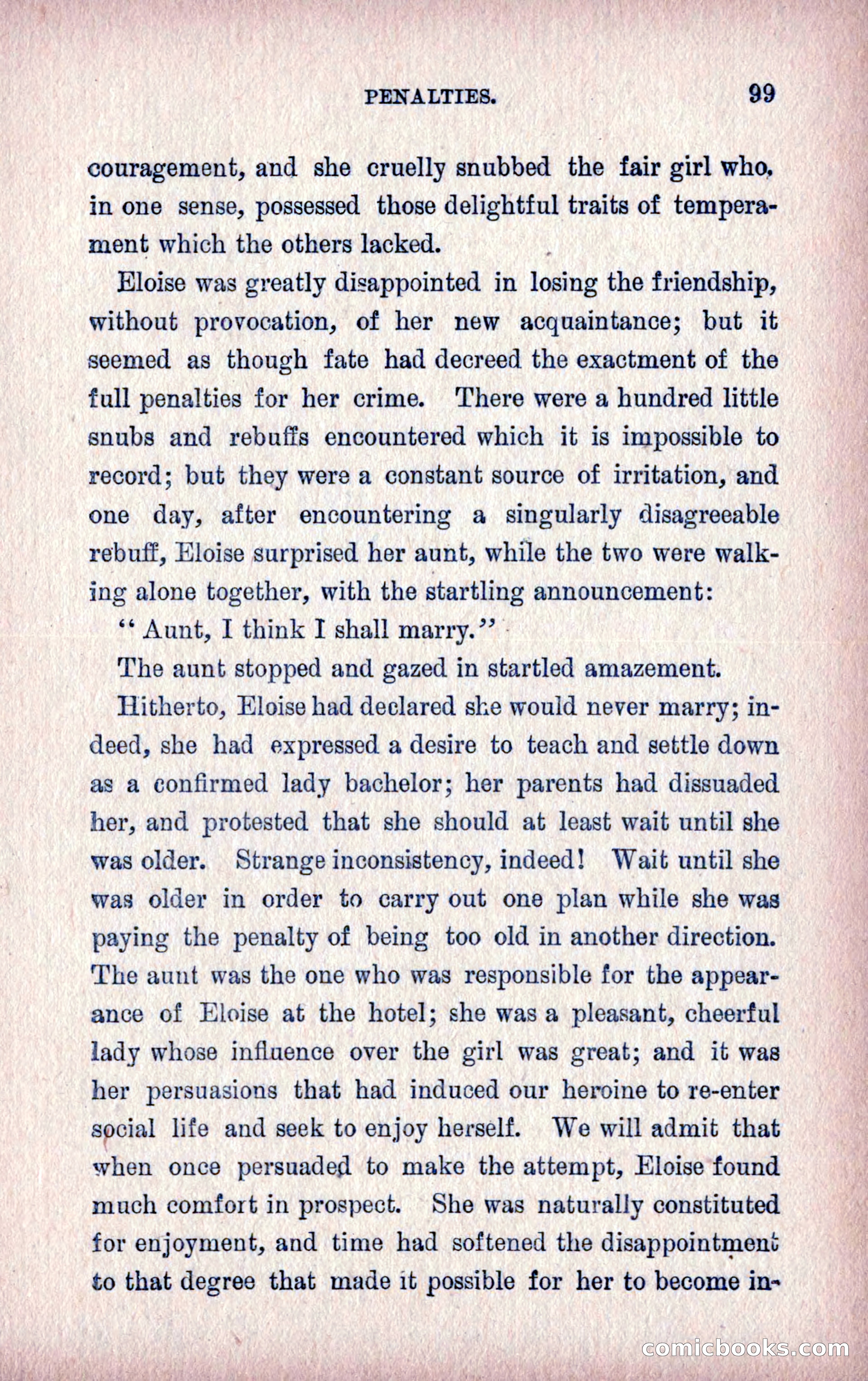 A Final Triumph; or, A Lady Bachelor — page 101 of 164
