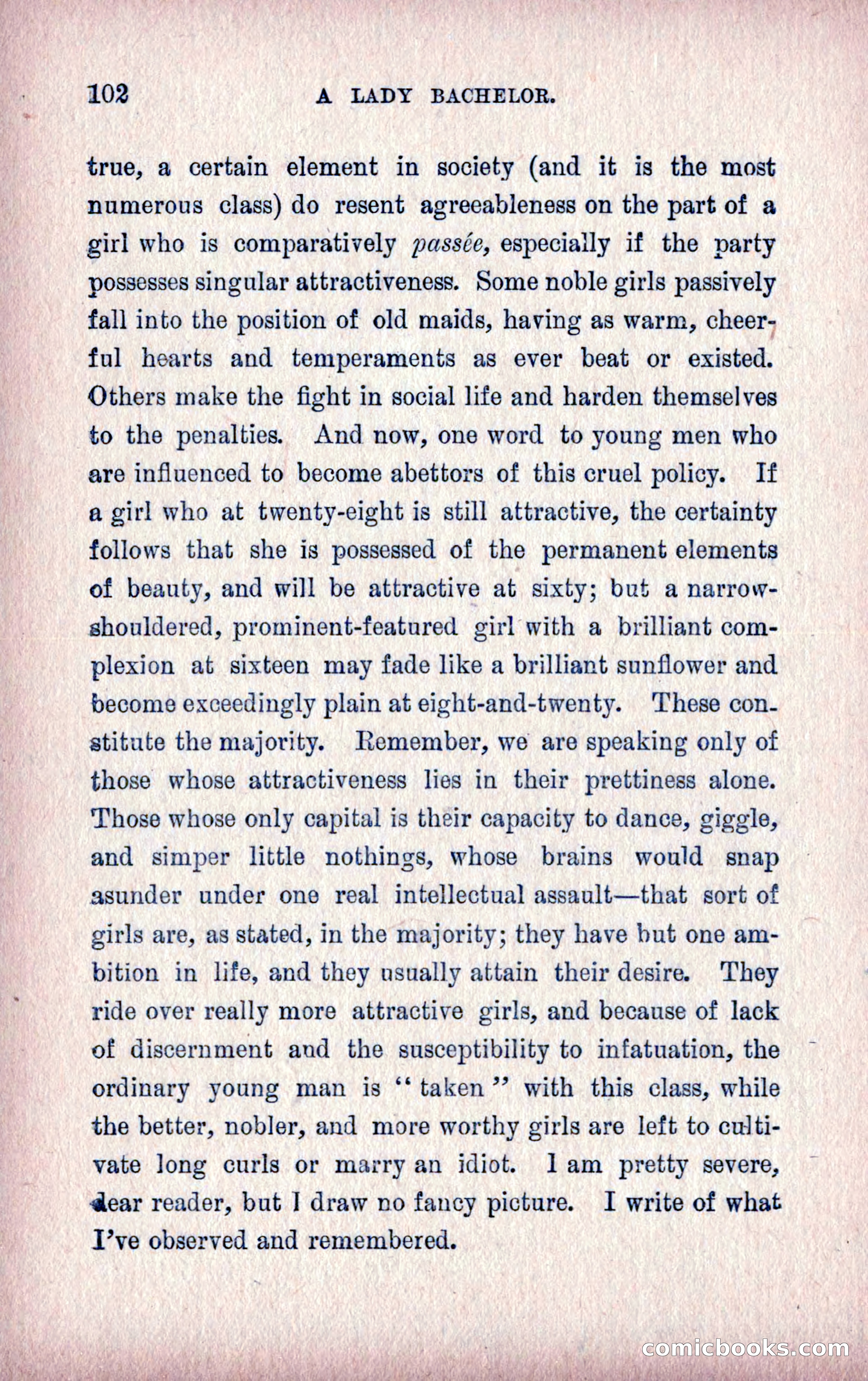 A Final Triumph; or, A Lady Bachelor — page 104 of 164