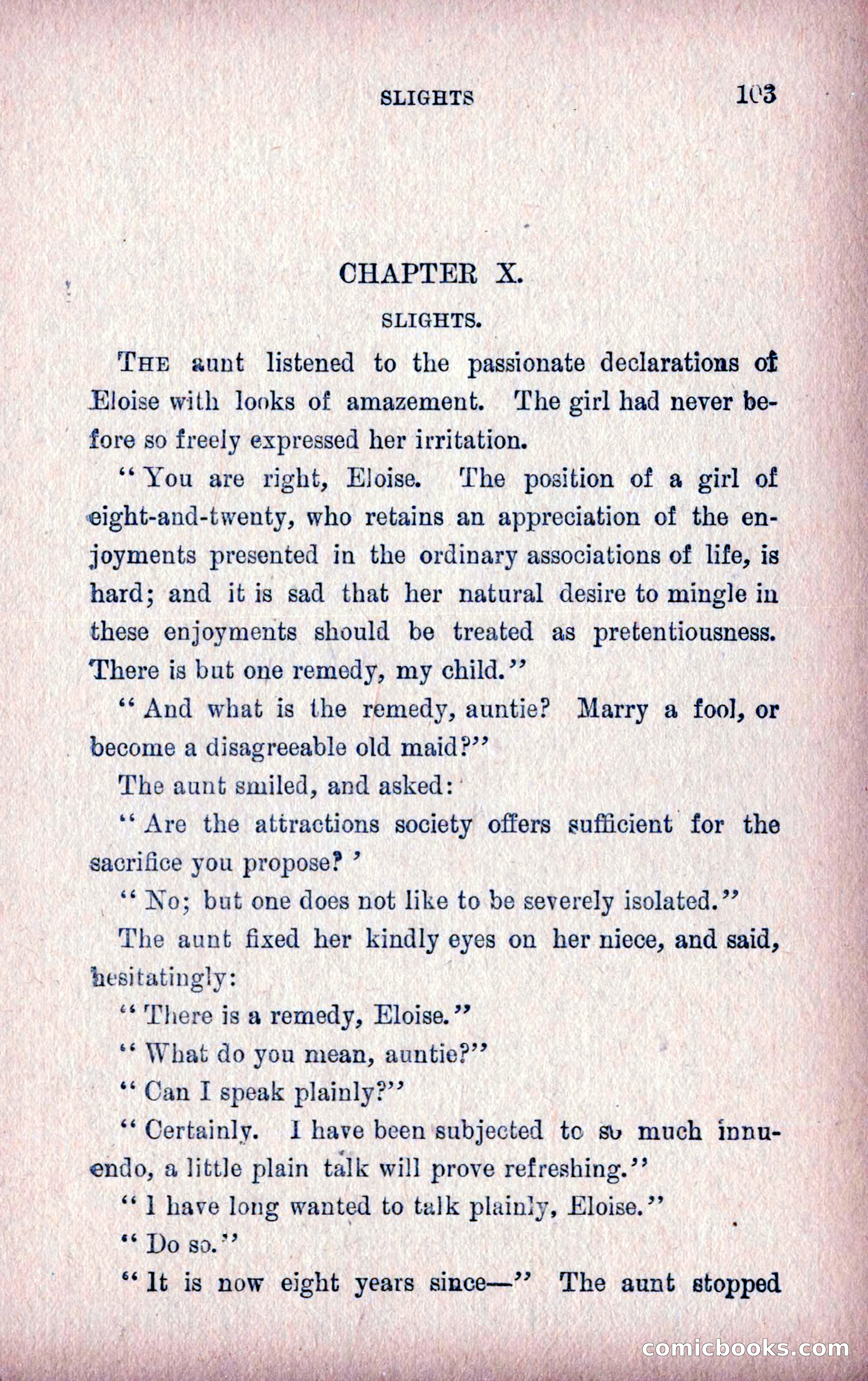 A Final Triumph; or, A Lady Bachelor — page 105 of 164