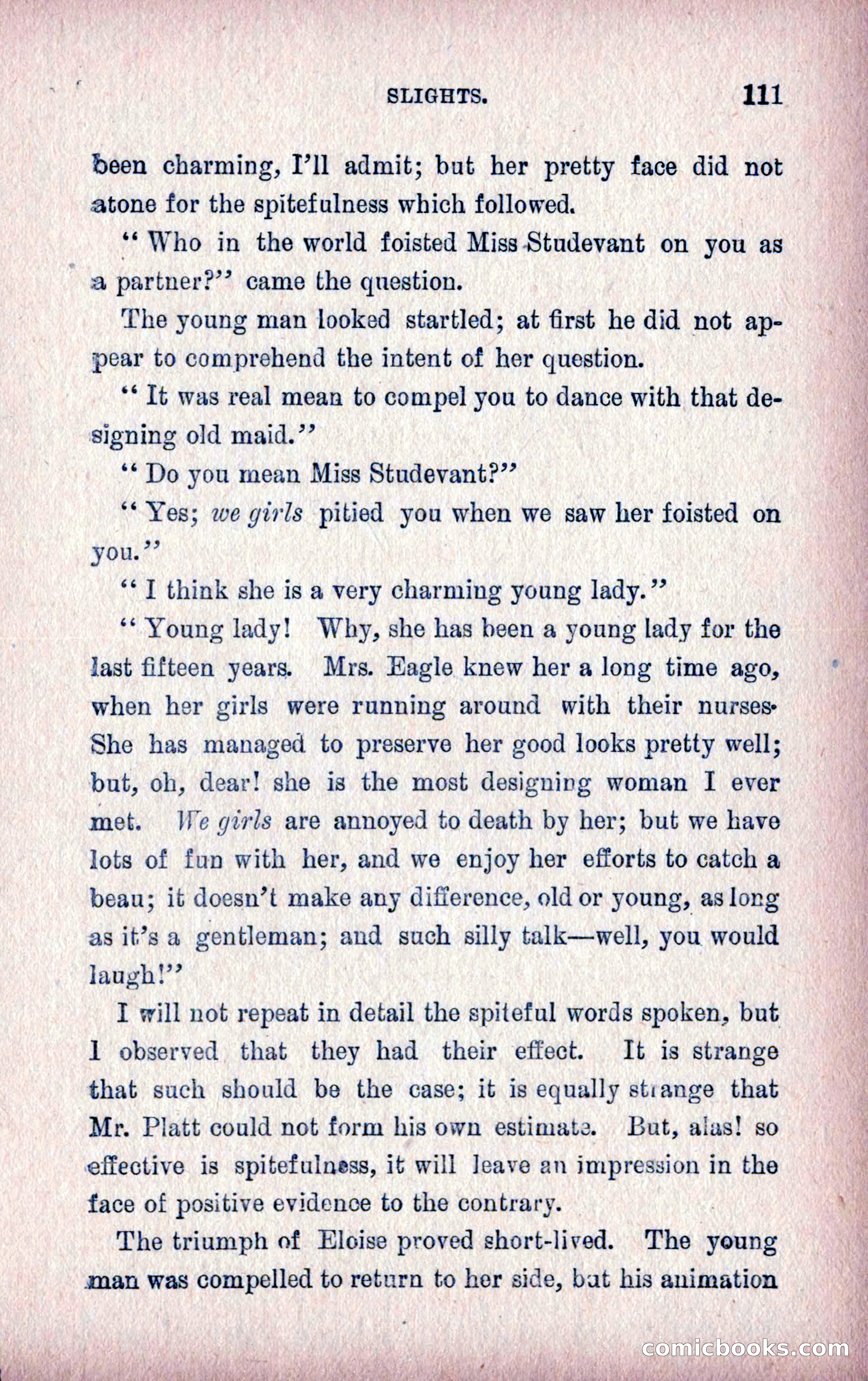 A Final Triumph; or, A Lady Bachelor — page 113 of 164