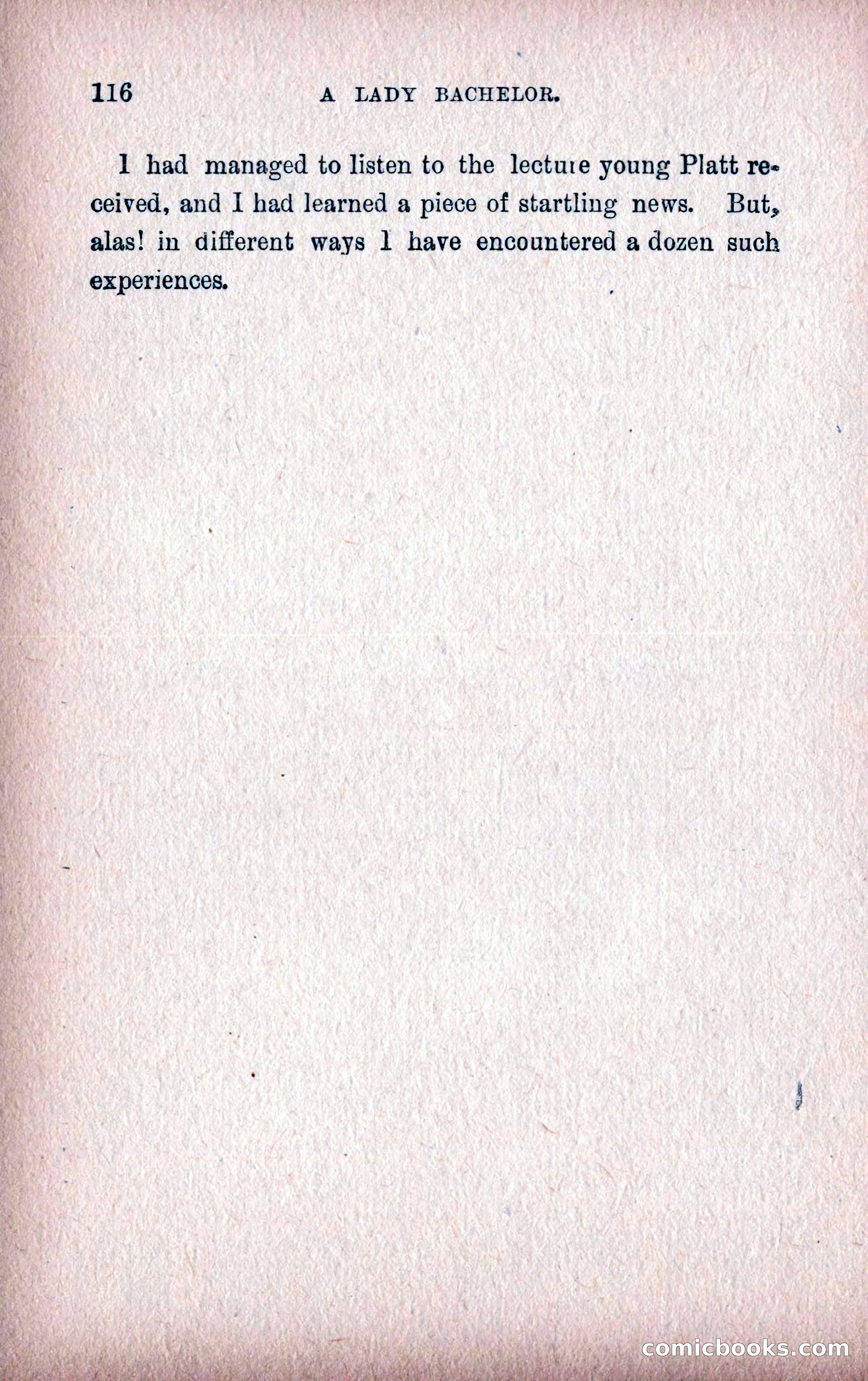 A Final Triumph; or, A Lady Bachelor — page 118 of 164