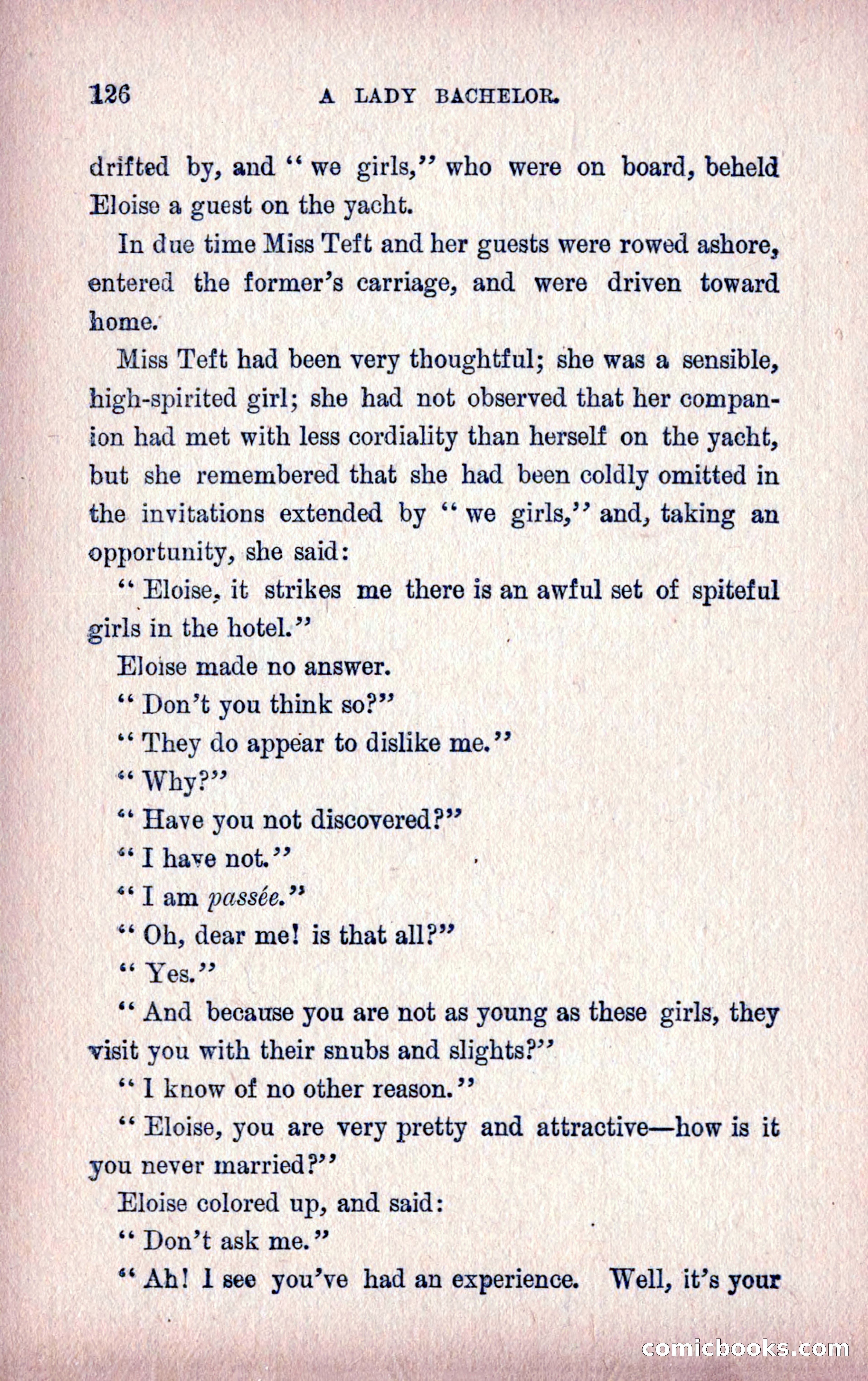 A Final Triumph; or, A Lady Bachelor — page 128 of 164