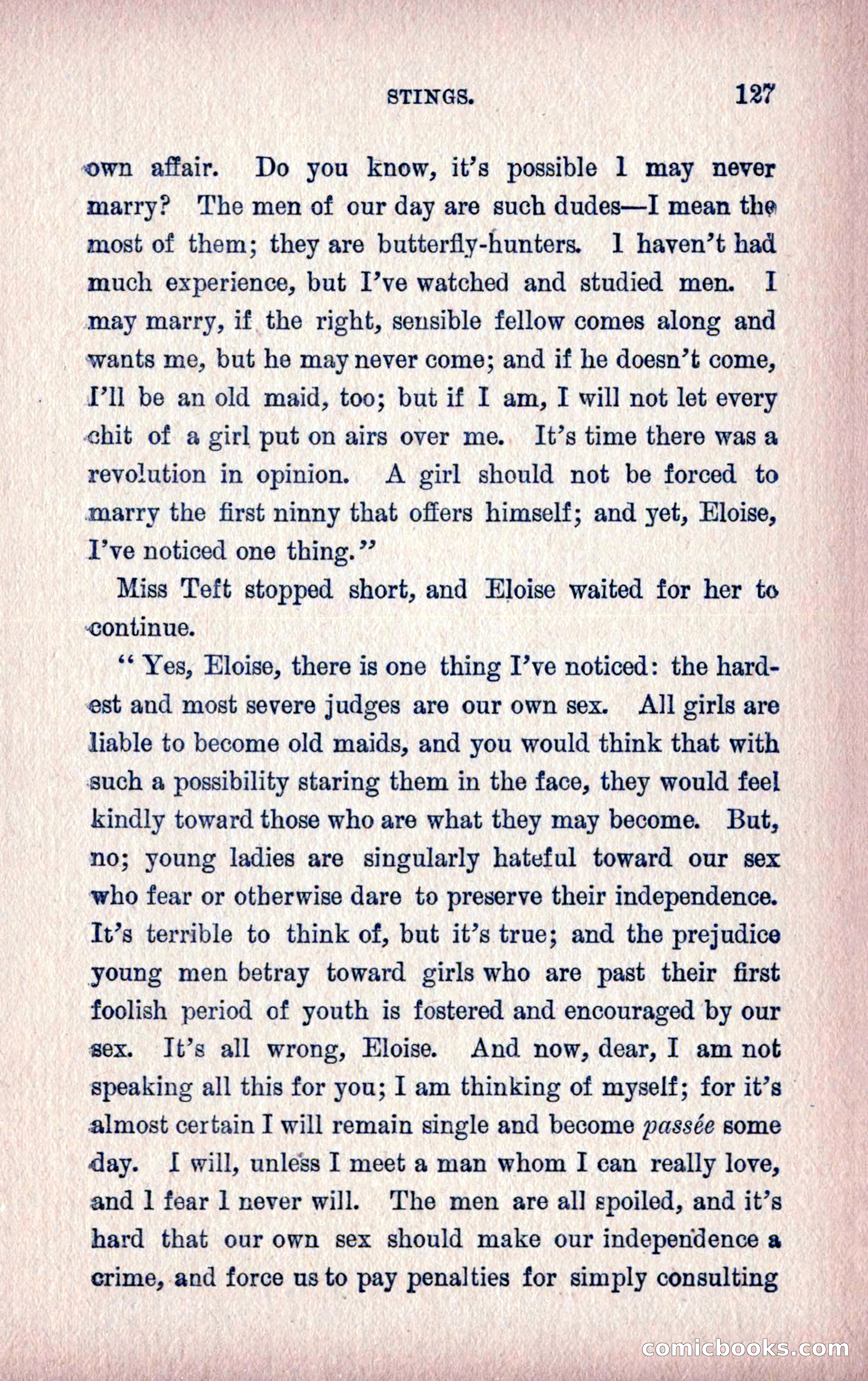 A Final Triumph; or, A Lady Bachelor — page 129 of 164