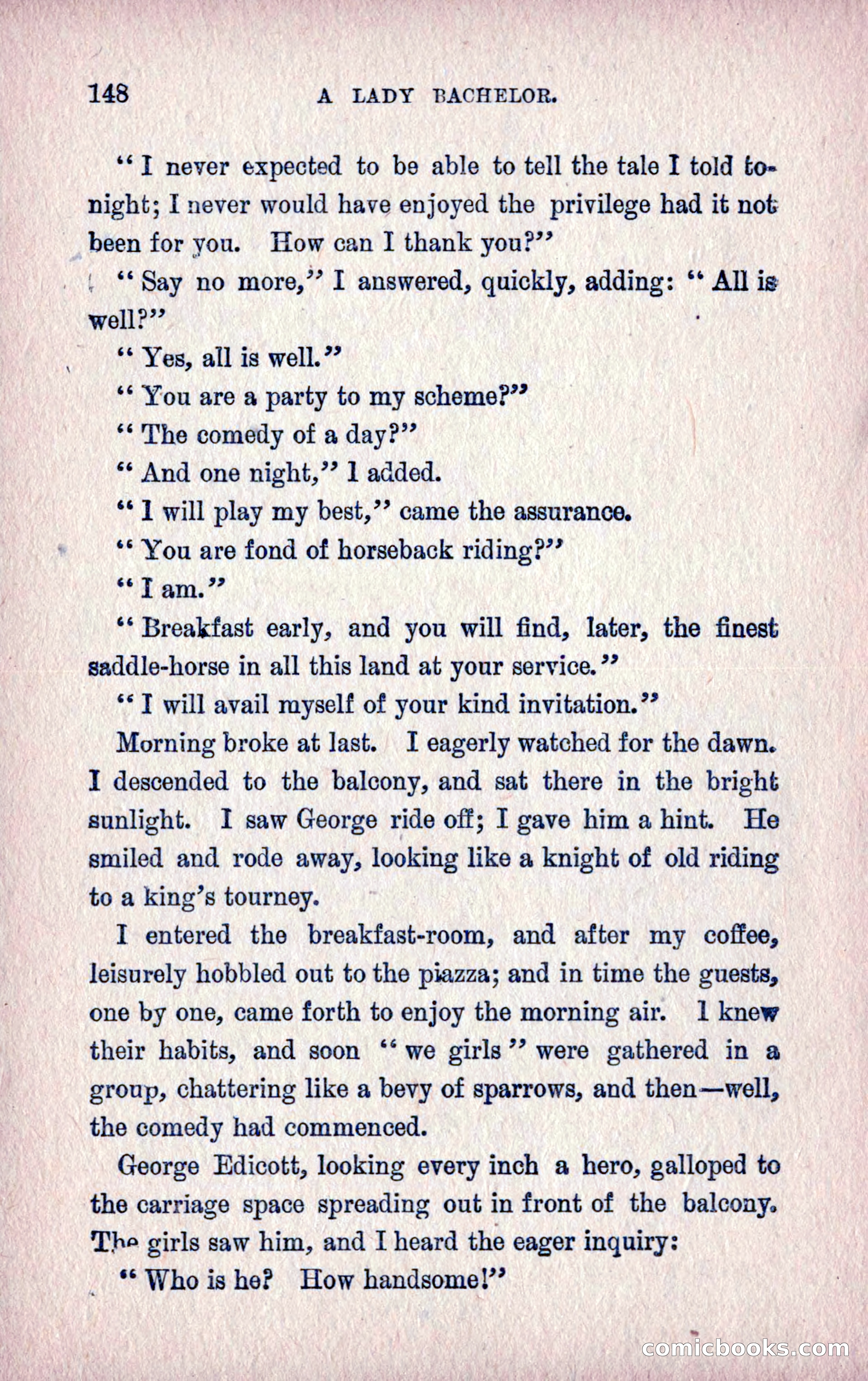 A Final Triumph; or, A Lady Bachelor — page 150 of 164