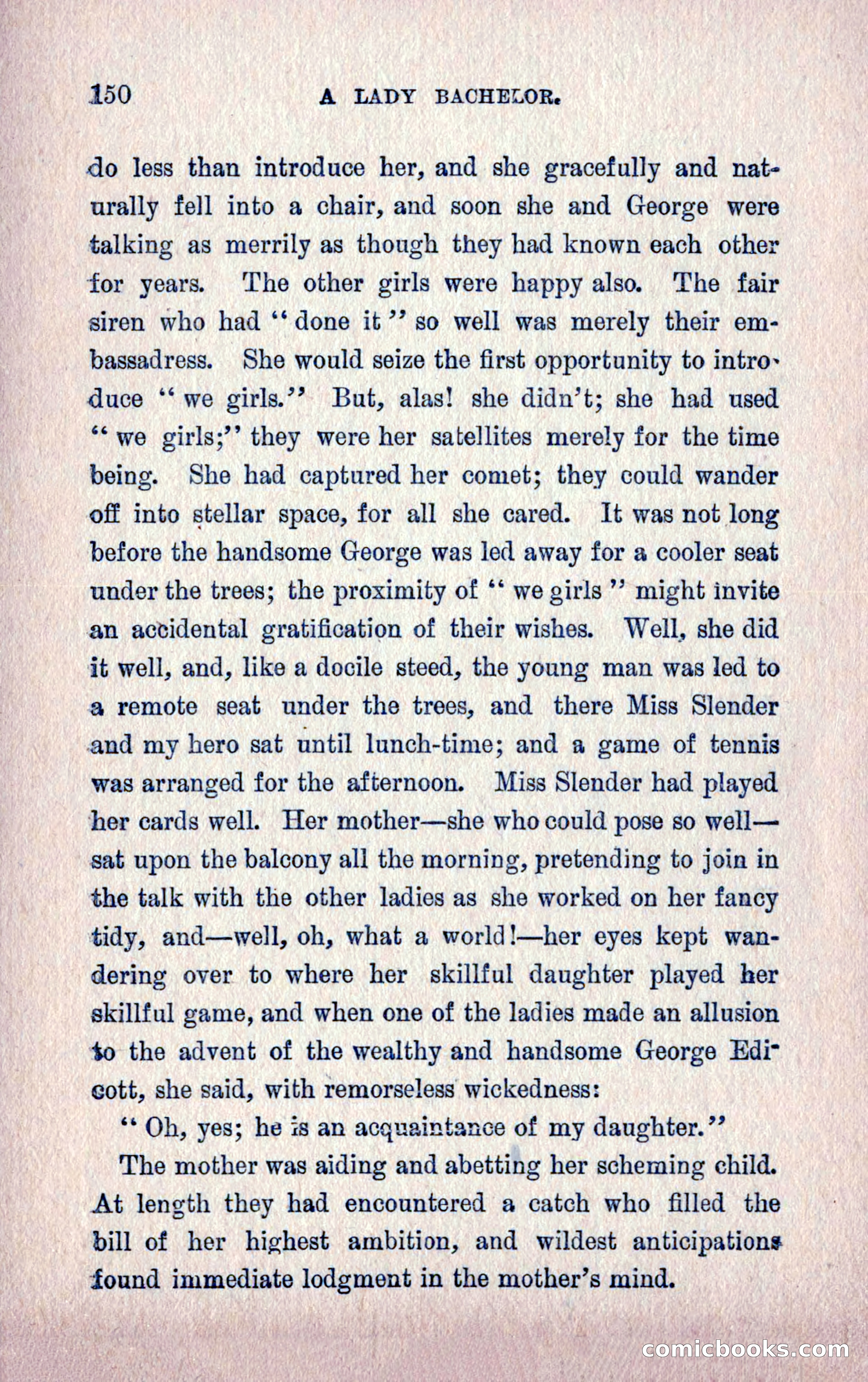 A Final Triumph; or, A Lady Bachelor — page 152 of 164