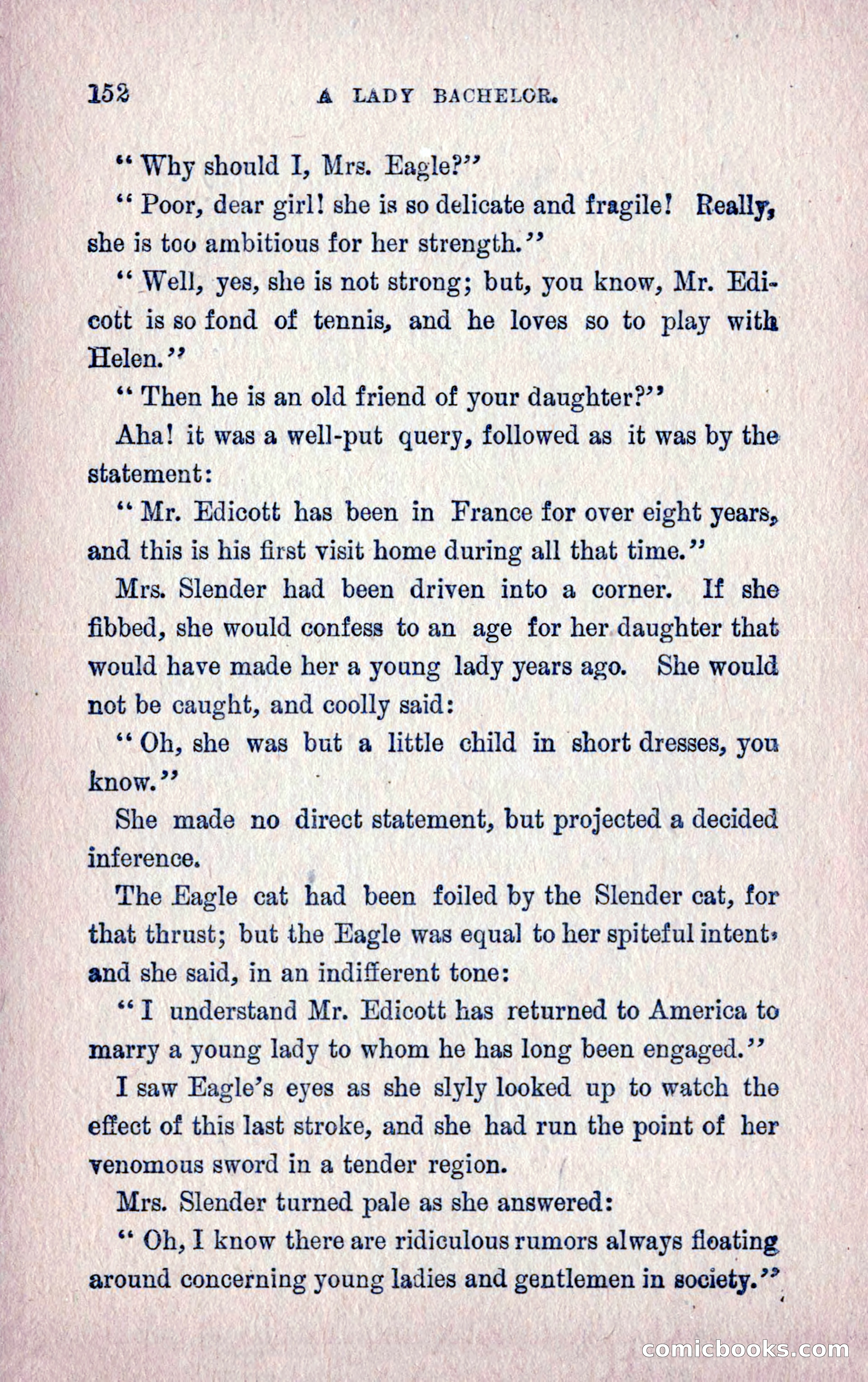 A Final Triumph; or, A Lady Bachelor — page 154 of 164