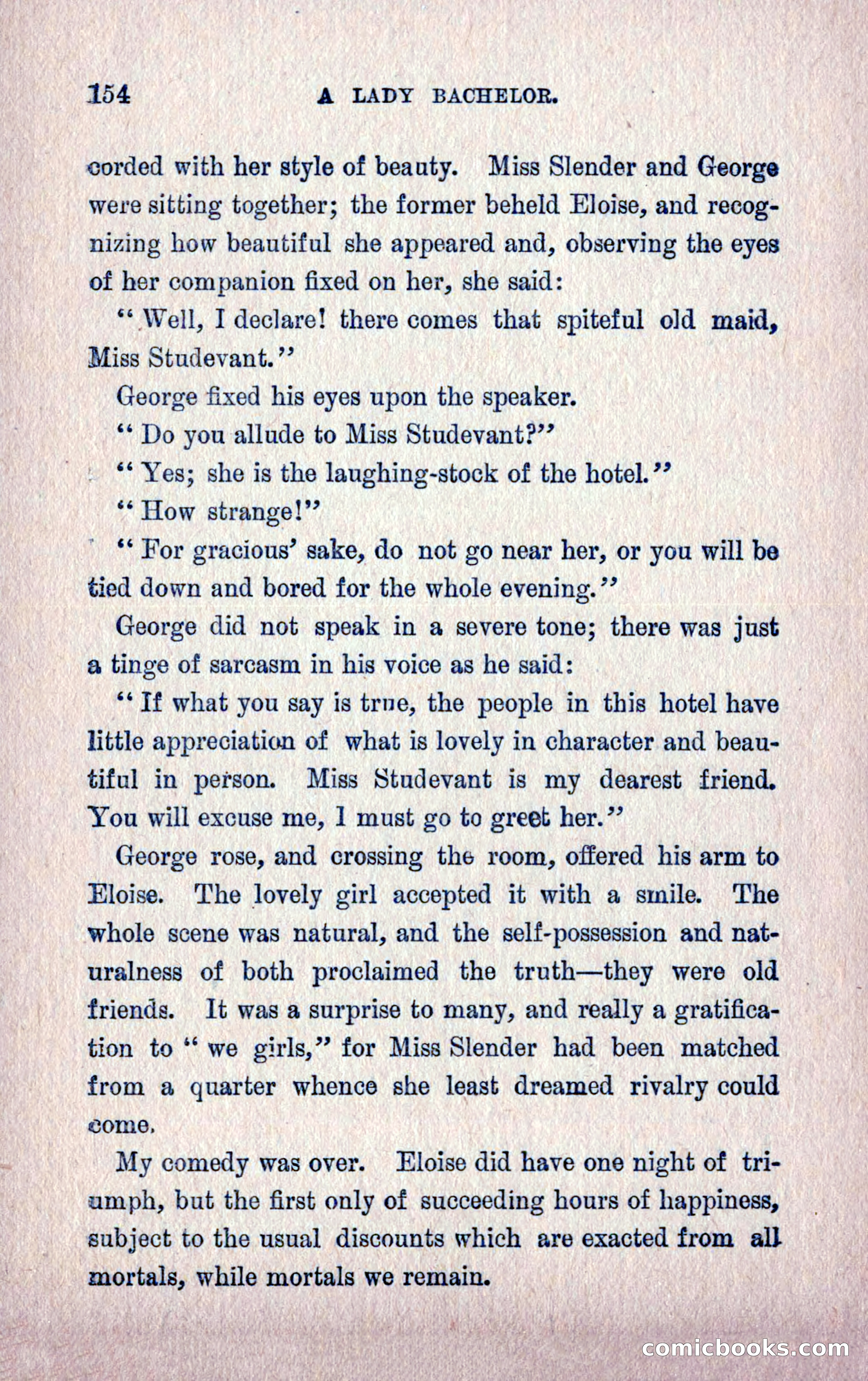 A Final Triumph; or, A Lady Bachelor — page 156 of 164