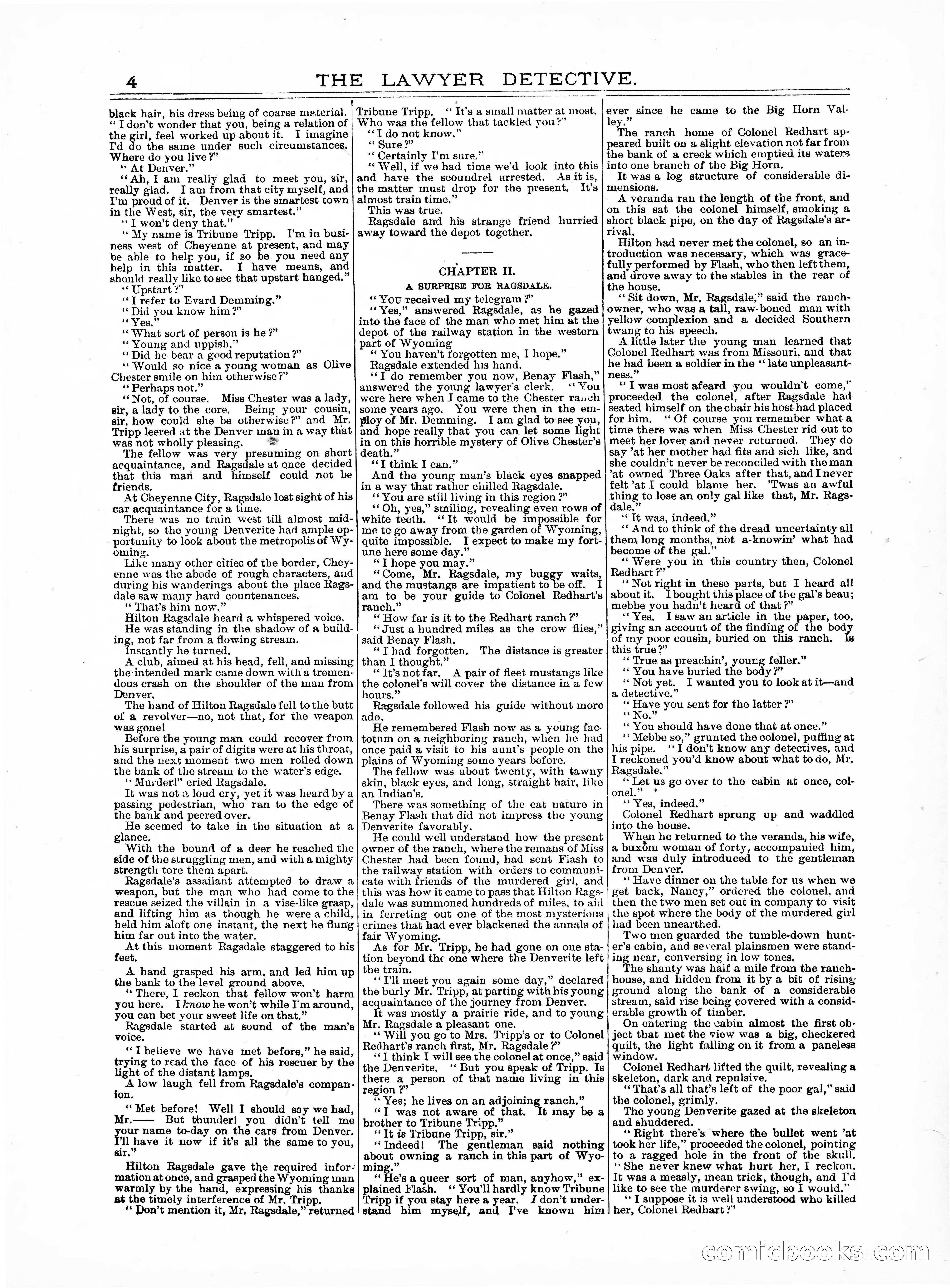 Old Cap. Collier Library No. 379: The Lawyer Detective — page 4 of 31