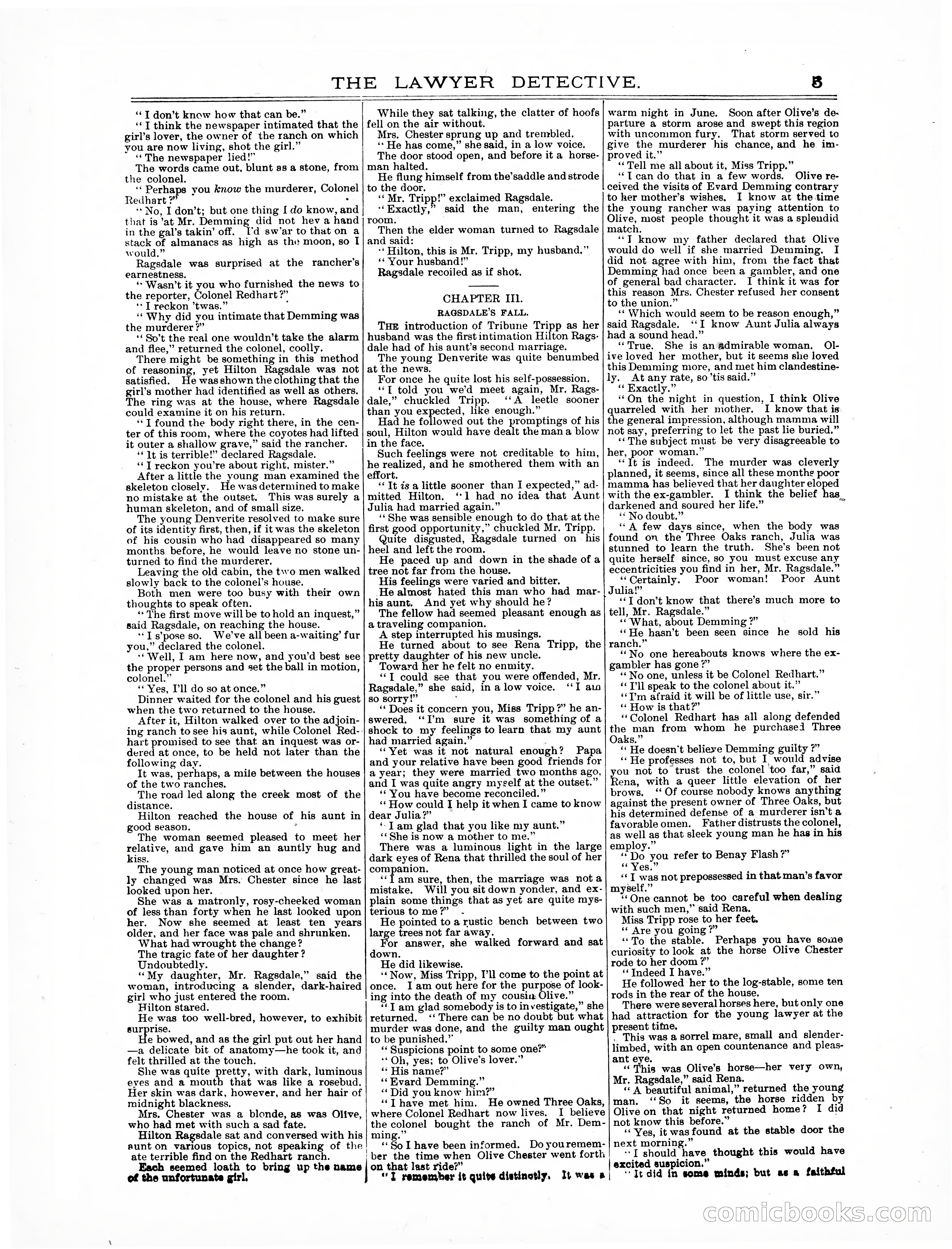 Old Cap. Collier Library No. 379: The Lawyer Detective — page 5 of 31