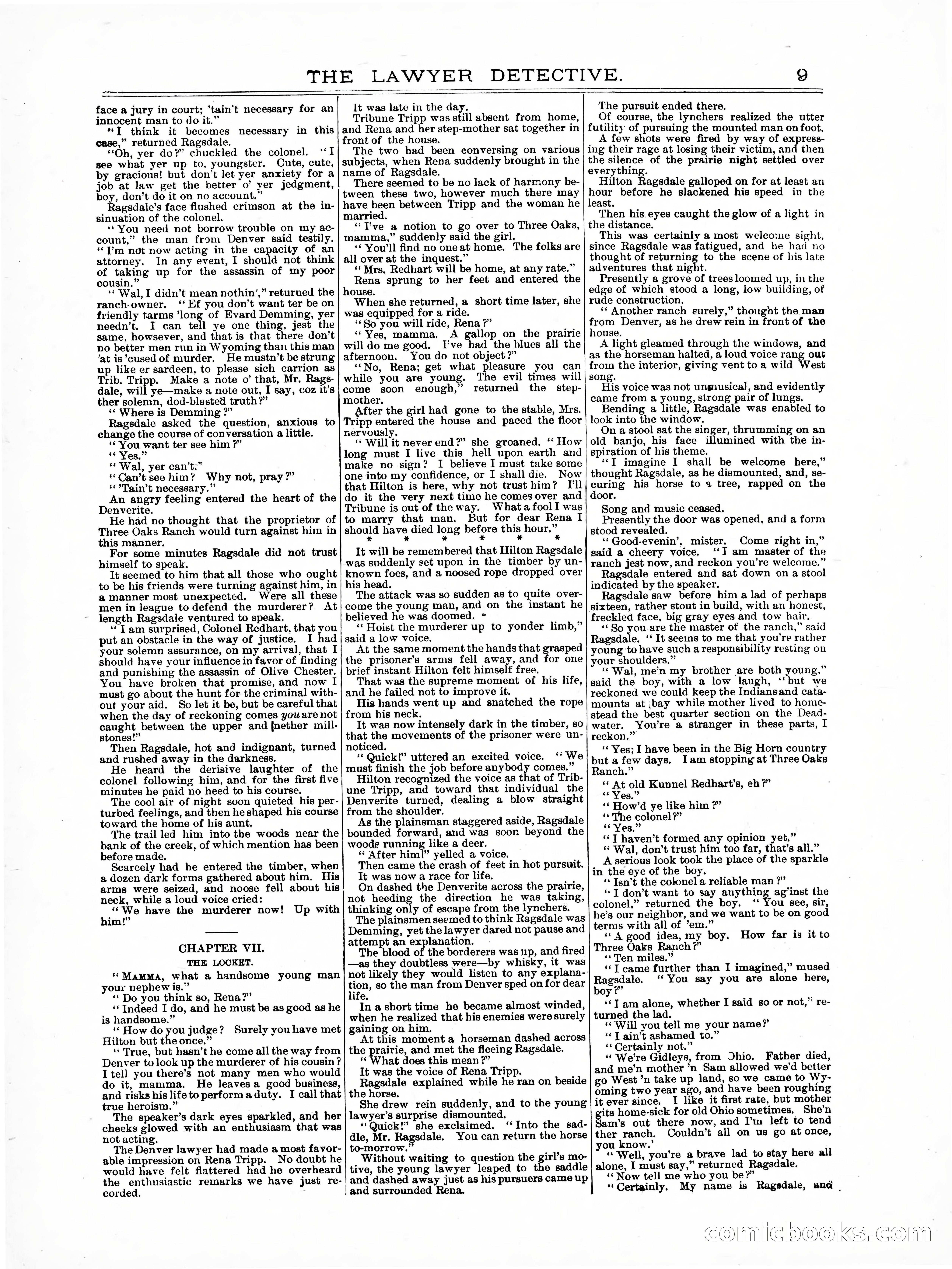 Old Cap. Collier Library No. 379: The Lawyer Detective — page 9 of 31