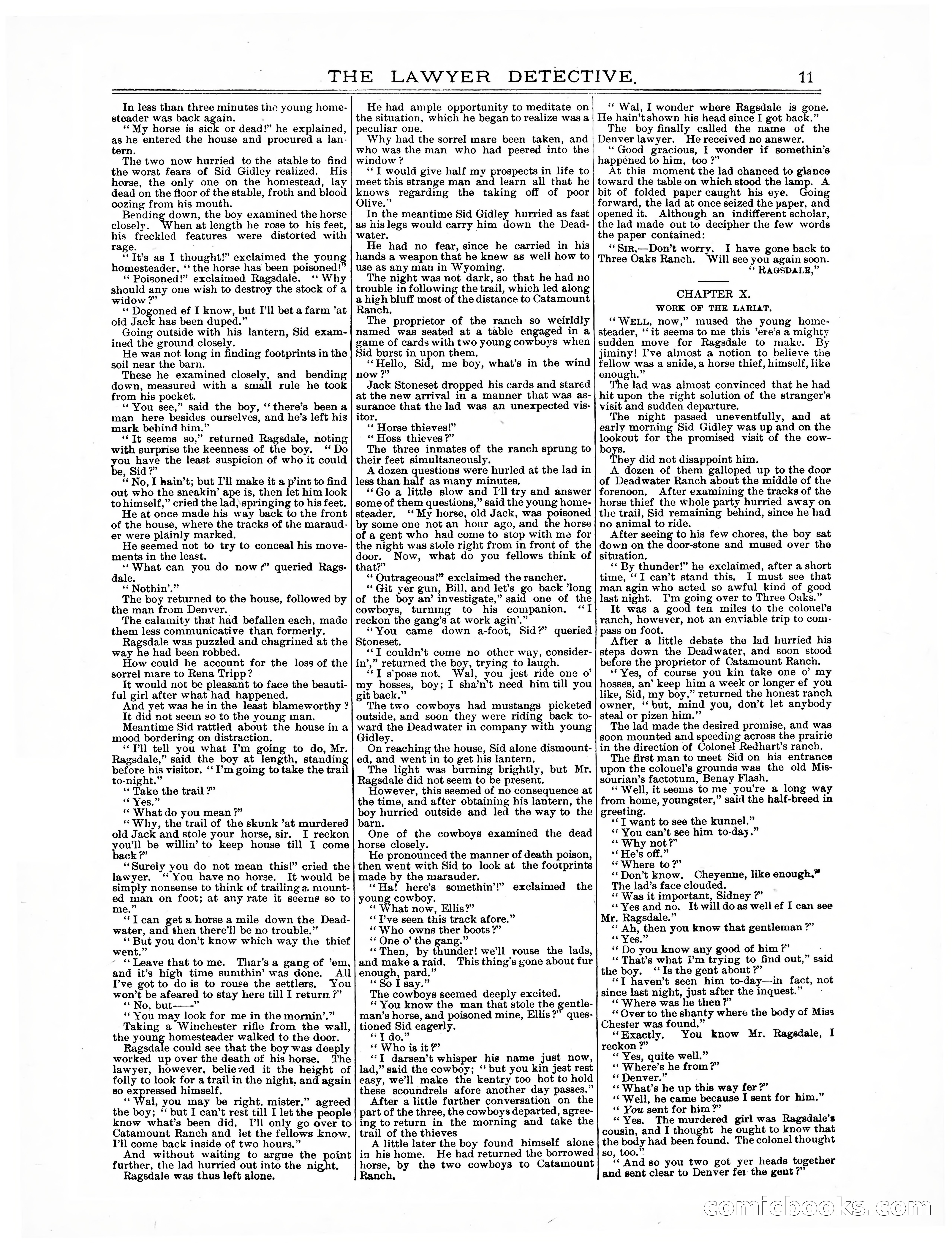 Old Cap. Collier Library No. 379: The Lawyer Detective — page 11 of 31