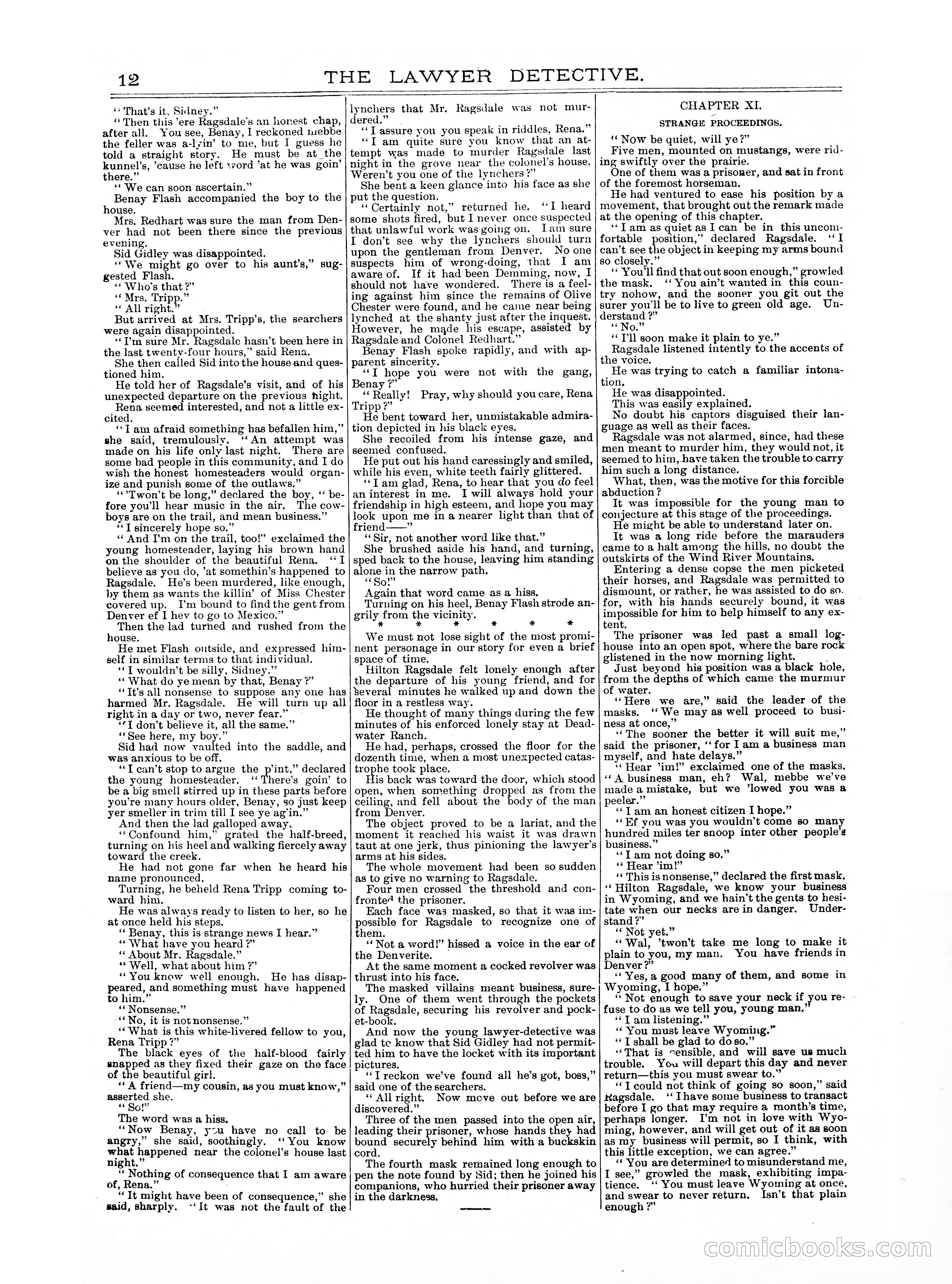 Old Cap. Collier Library No. 379: The Lawyer Detective — page 12 of 31