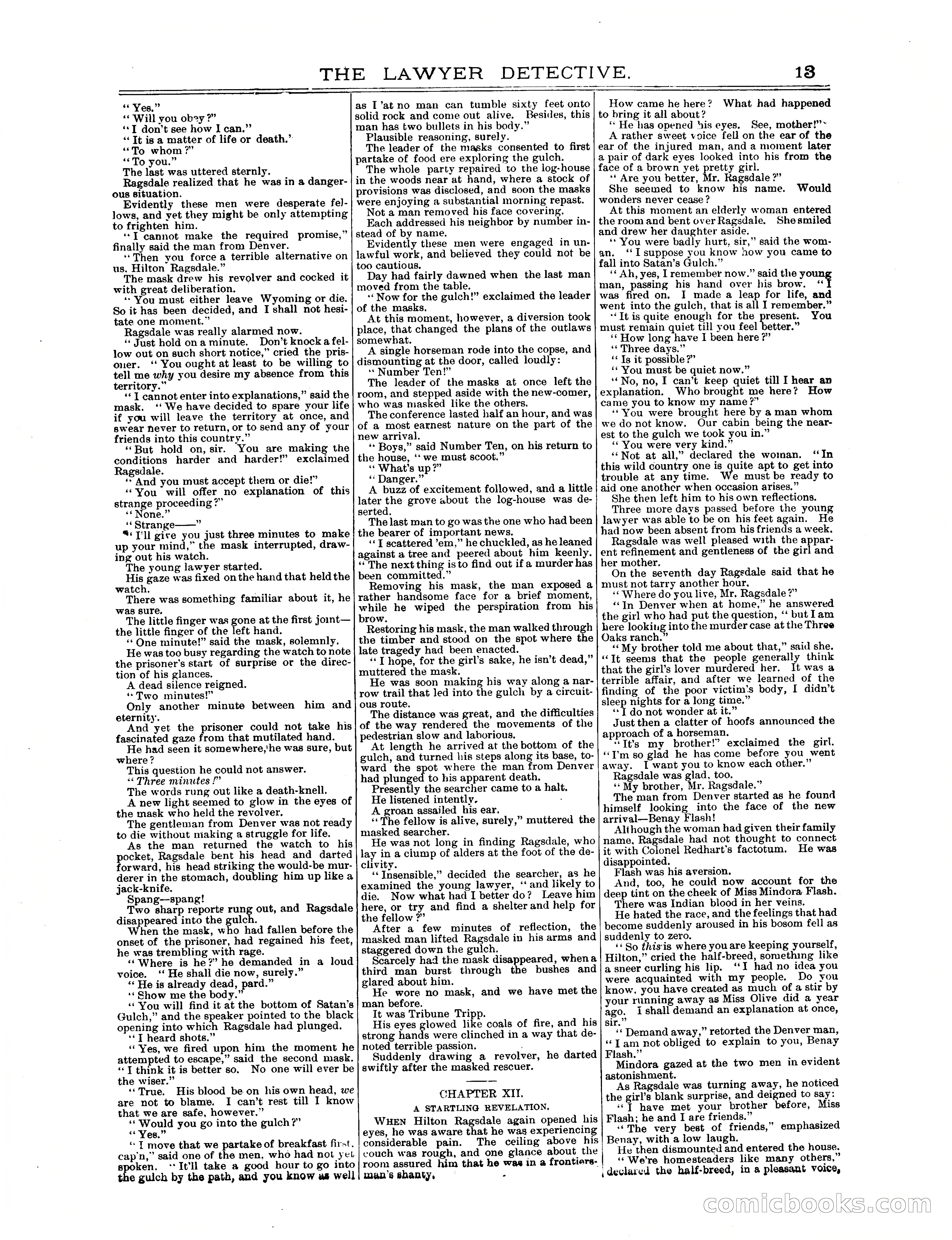 Old Cap. Collier Library No. 379: The Lawyer Detective — page 13 of 31