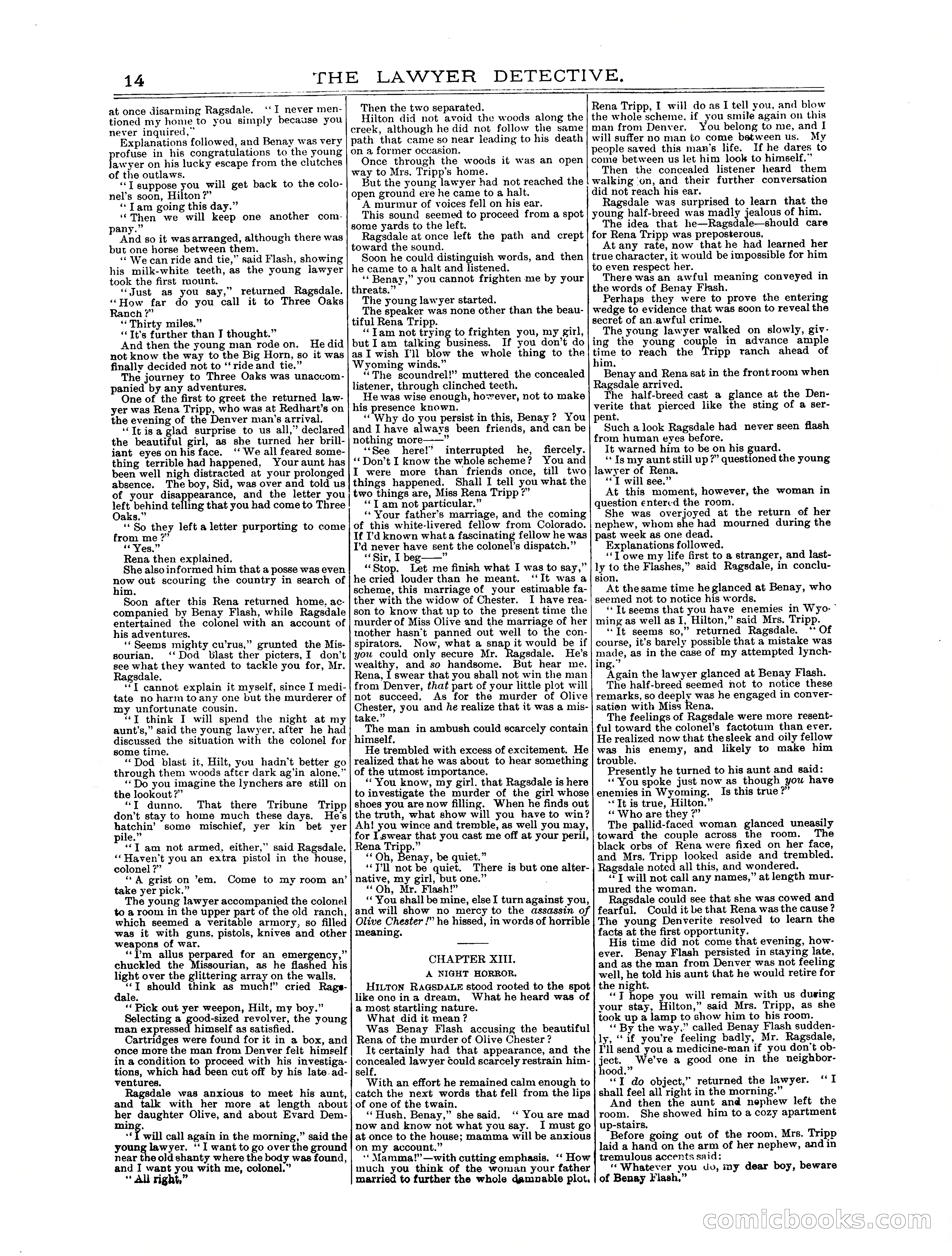 Old Cap. Collier Library No. 379: The Lawyer Detective — page 14 of 31