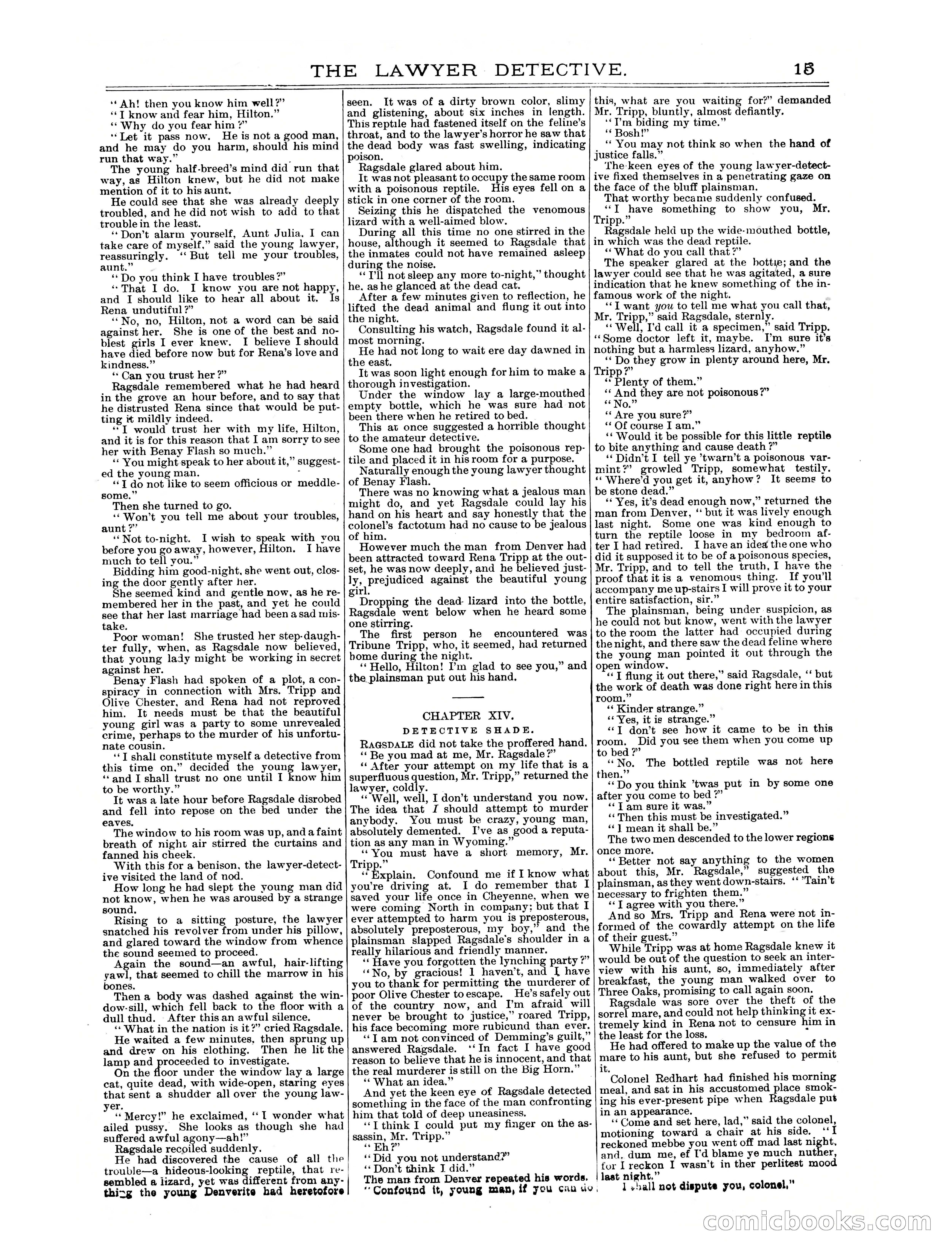 Old Cap. Collier Library No. 379: The Lawyer Detective — page 15 of 31