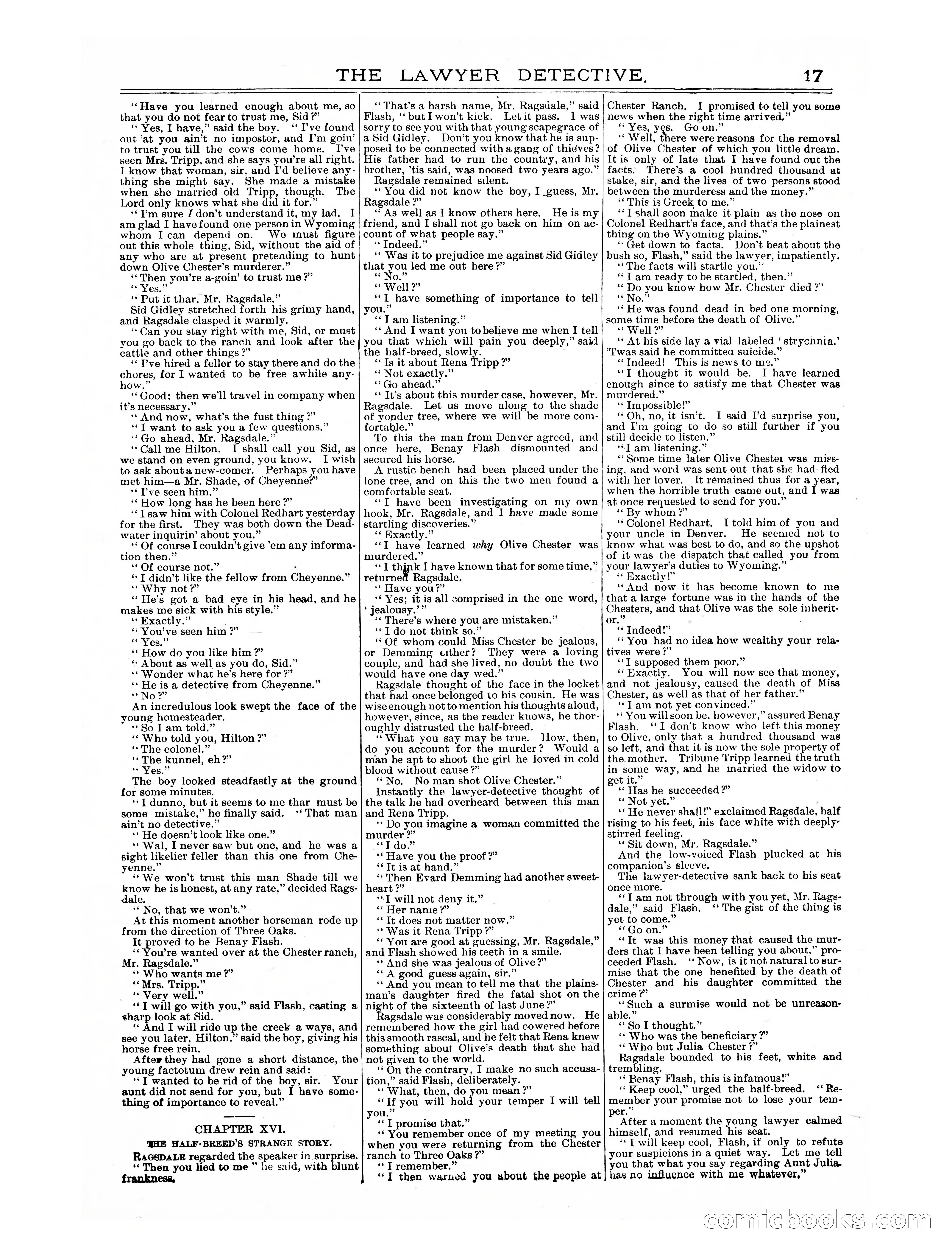 Old Cap. Collier Library No. 379: The Lawyer Detective — page 17 of 31