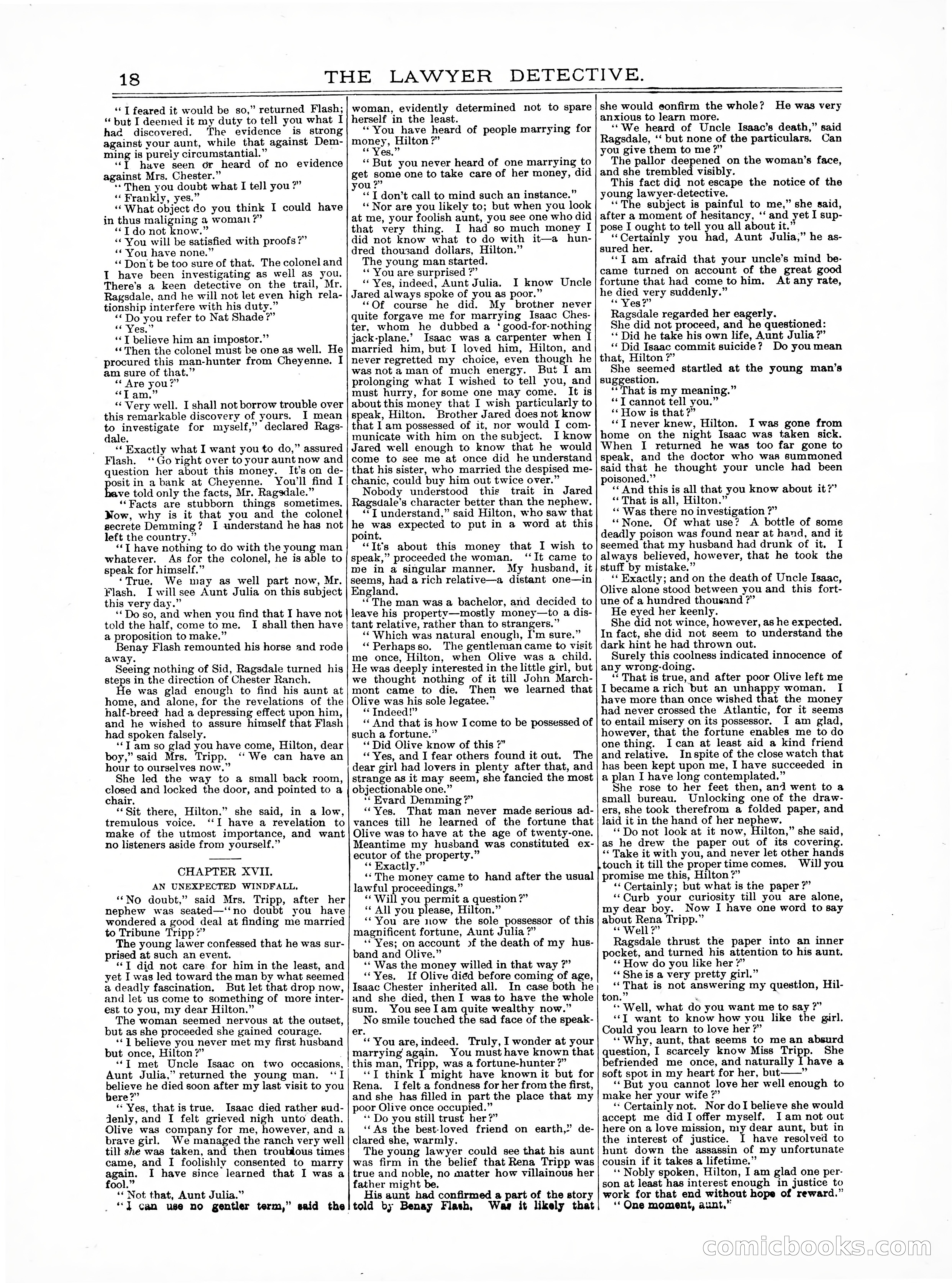 Old Cap. Collier Library No. 379: The Lawyer Detective — page 18 of 31