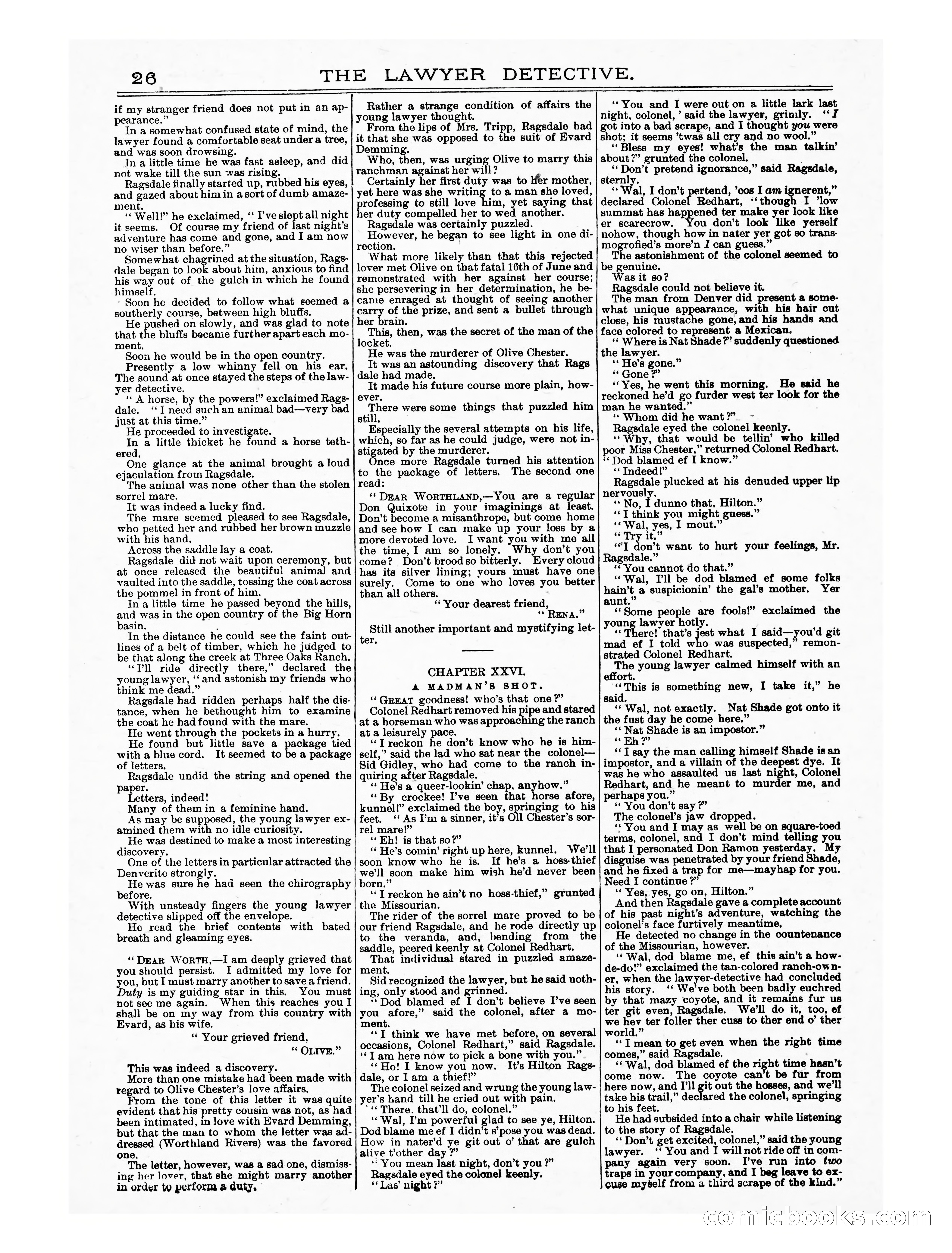 Old Cap. Collier Library No. 379: The Lawyer Detective — page 26 of 31