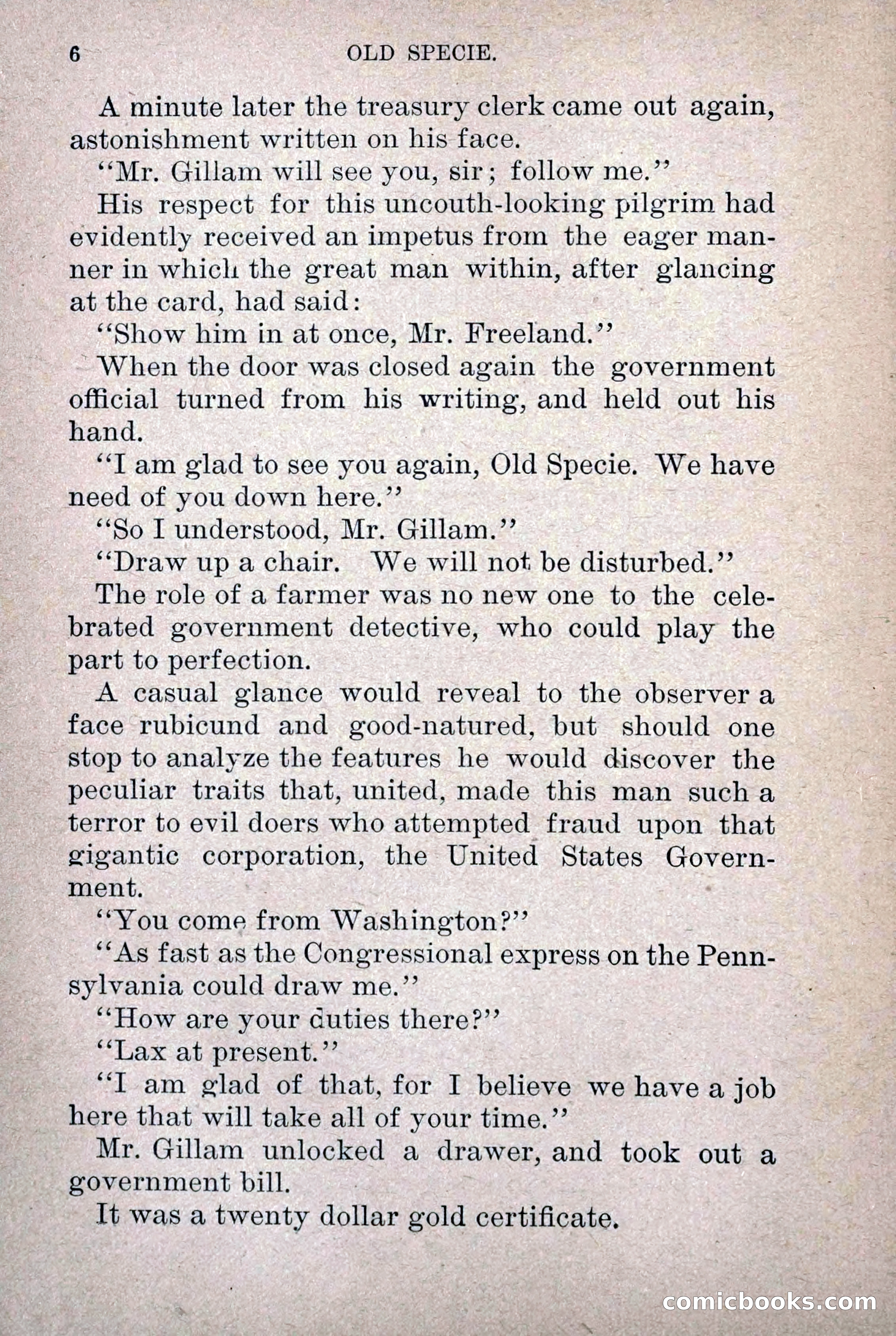 Old Specie, the Treasury Detective; or, The Harbor Lights of New York — page 14 of 220