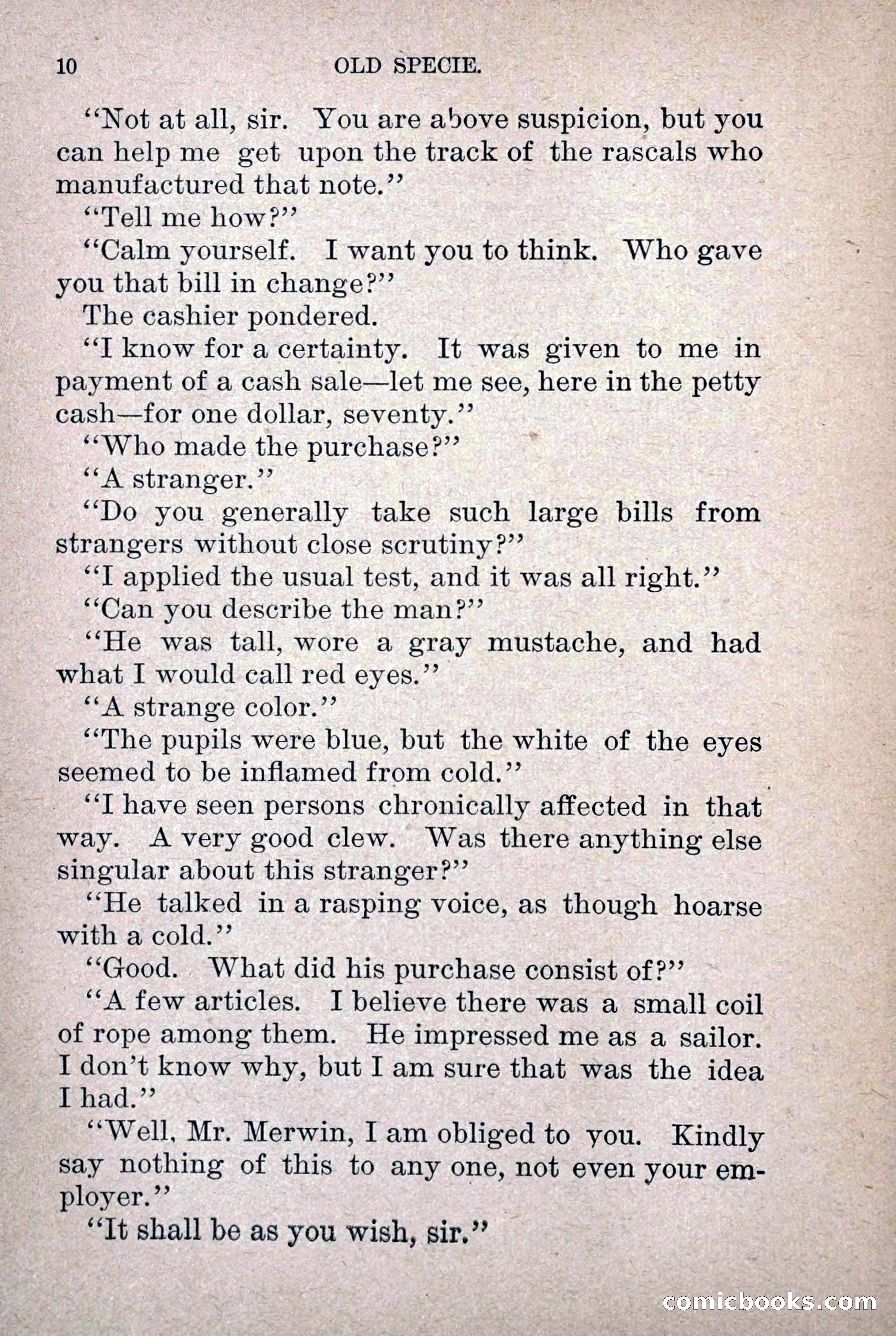 Old Specie, the Treasury Detective; or, The Harbor Lights of New York — page 18 of 220