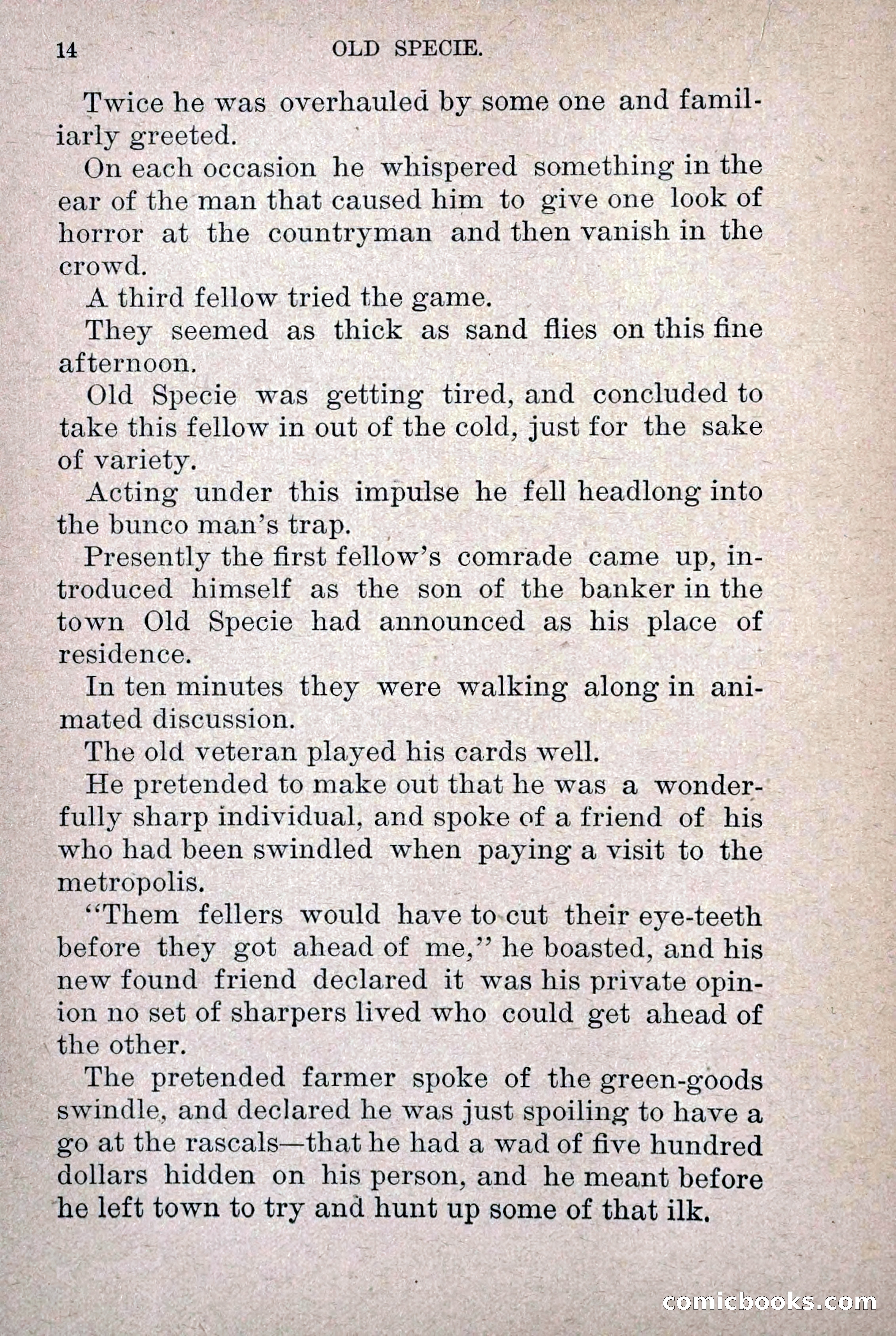 Old Specie, the Treasury Detective; or, The Harbor Lights of New York — page 22 of 220