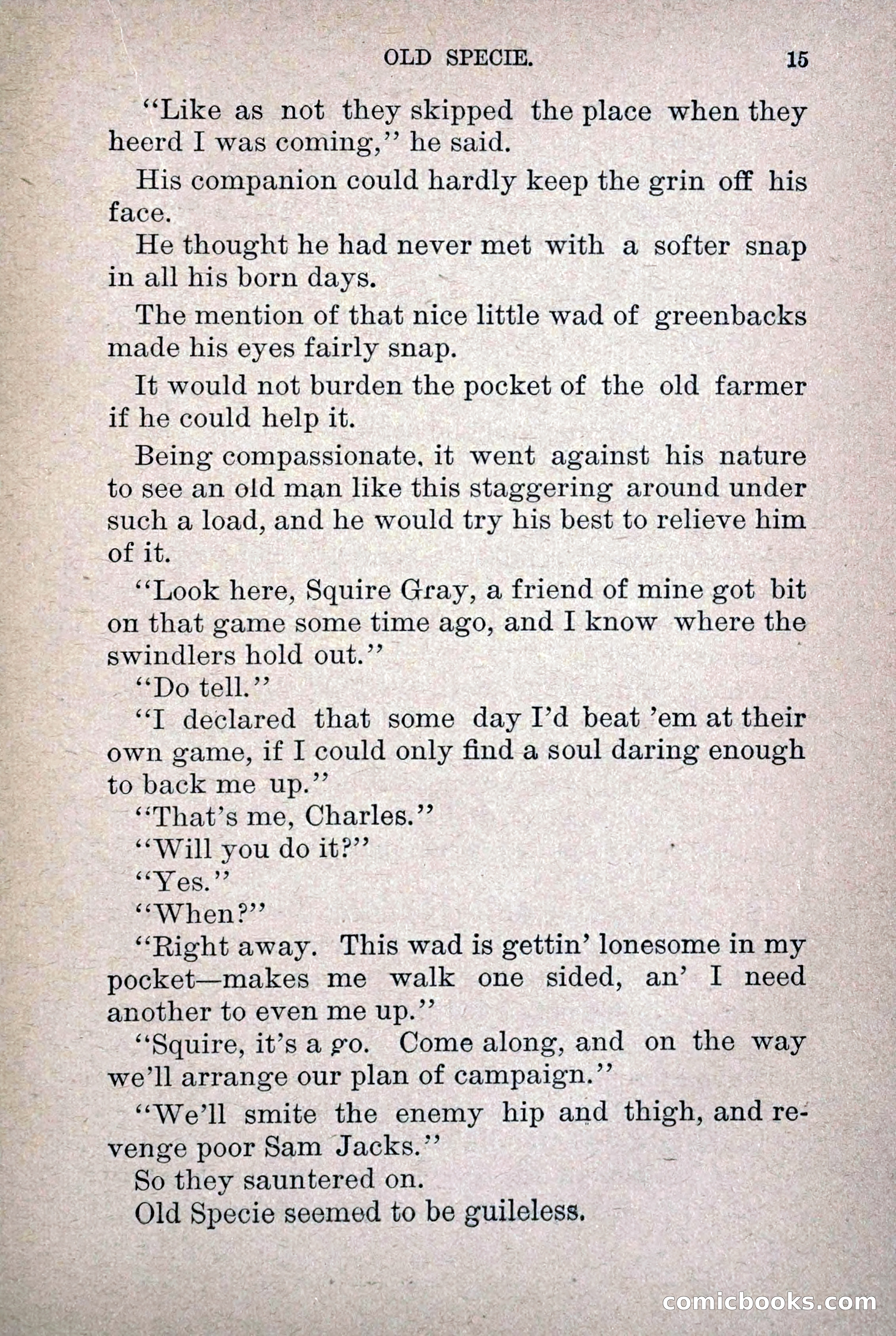 Old Specie, the Treasury Detective; or, The Harbor Lights of New York — page 23 of 220