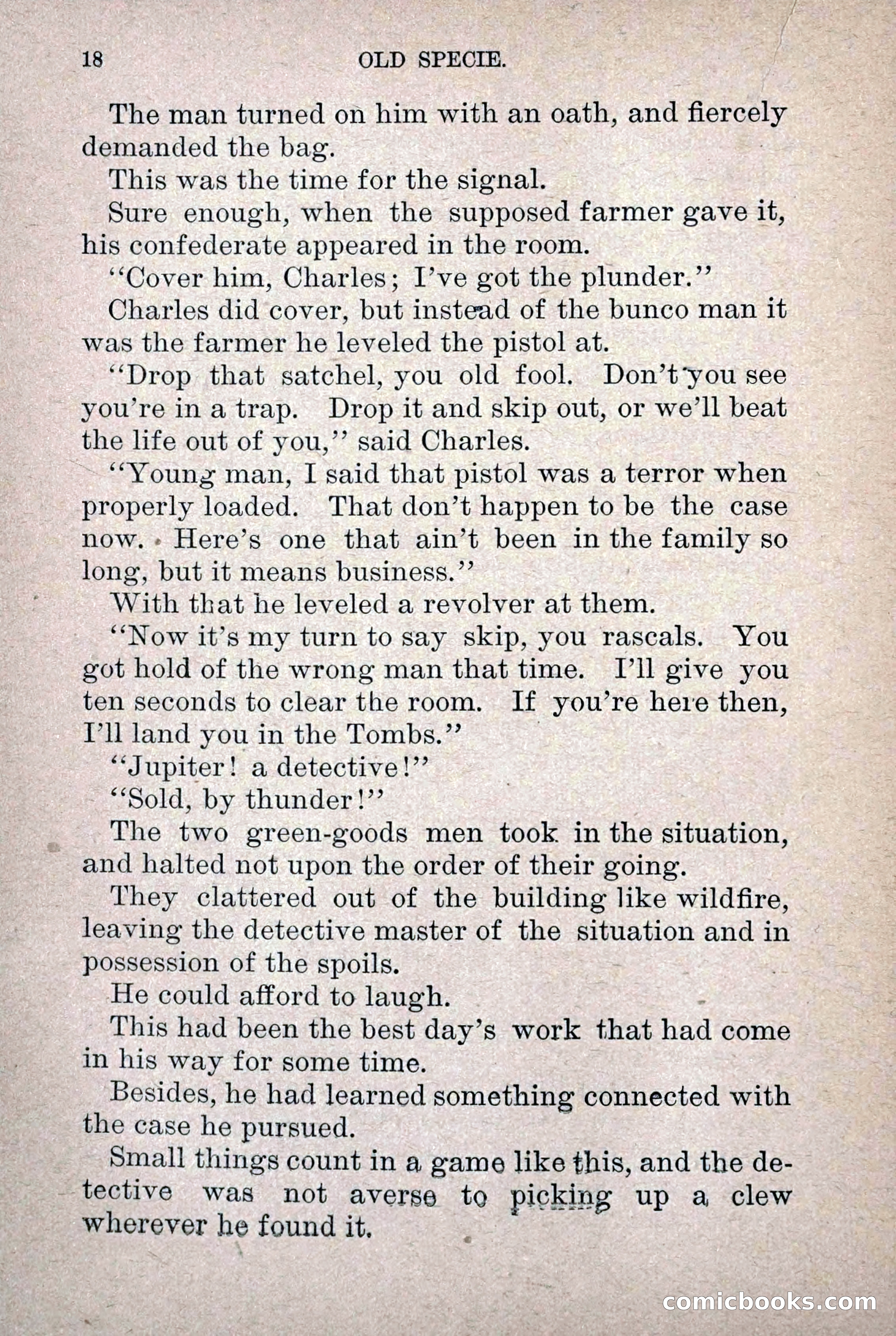 Old Specie, the Treasury Detective; or, The Harbor Lights of New York — page 26 of 220