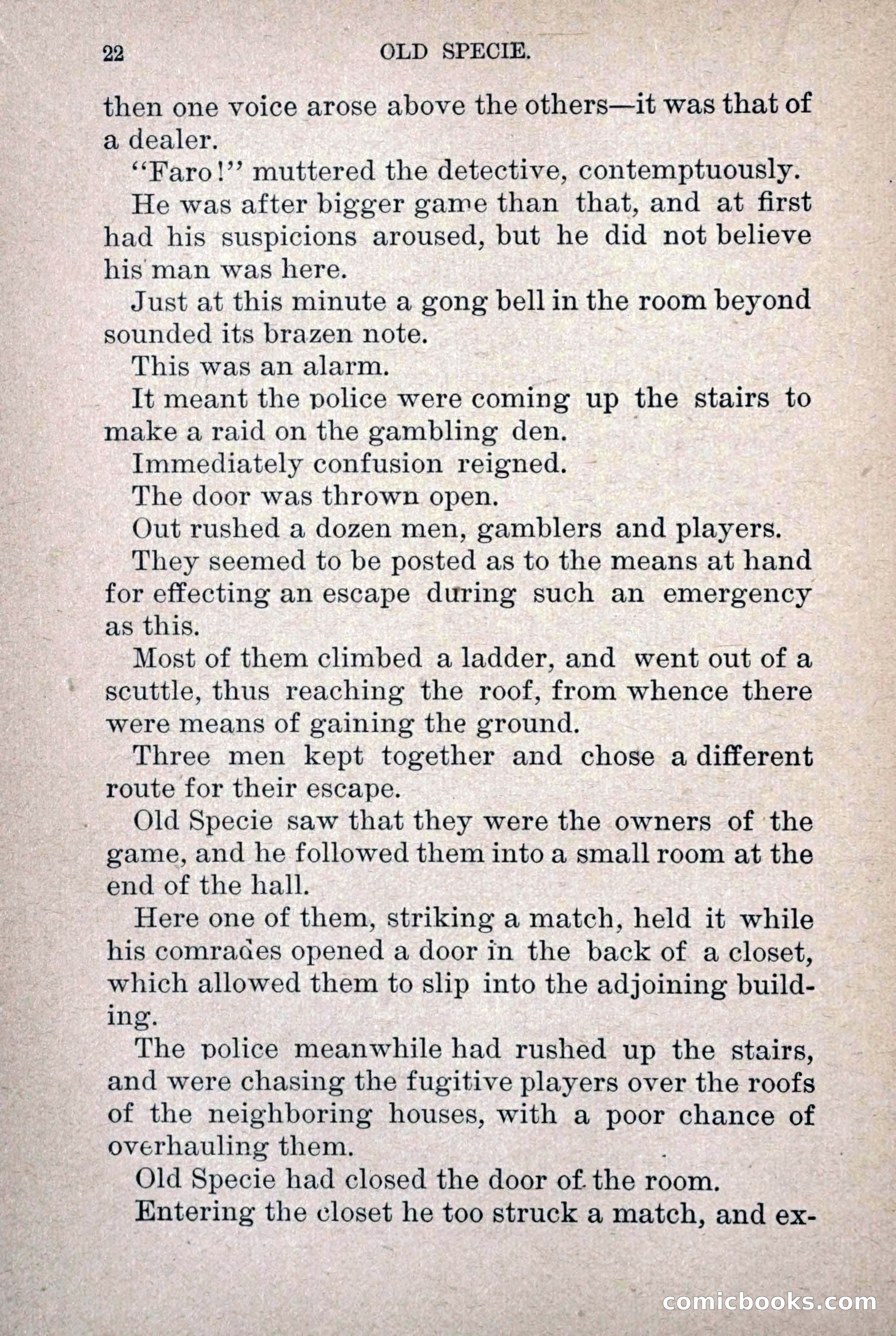 Old Specie, the Treasury Detective; or, The Harbor Lights of New York — page 30 of 220