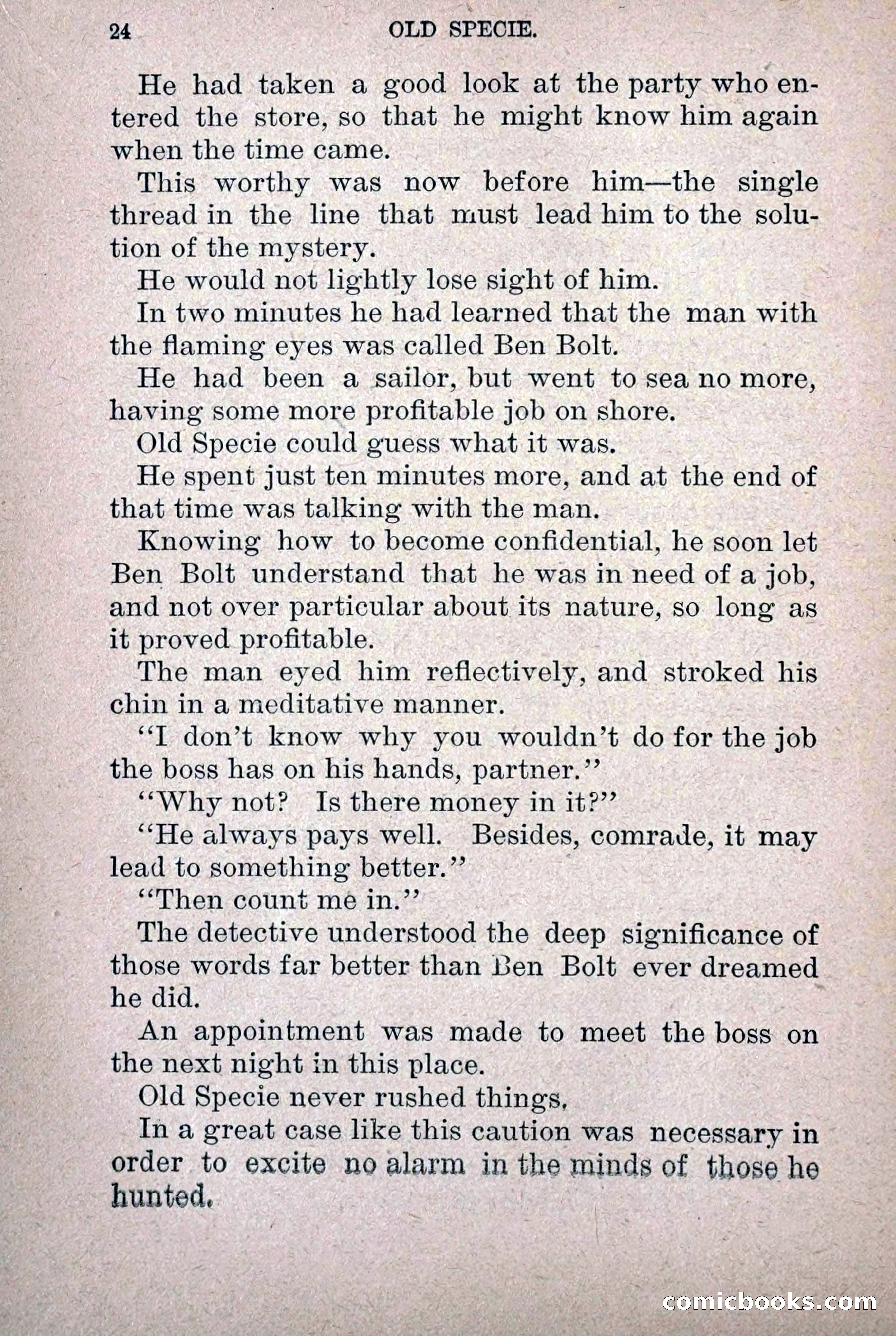 Old Specie, the Treasury Detective; or, The Harbor Lights of New York — page 32 of 220