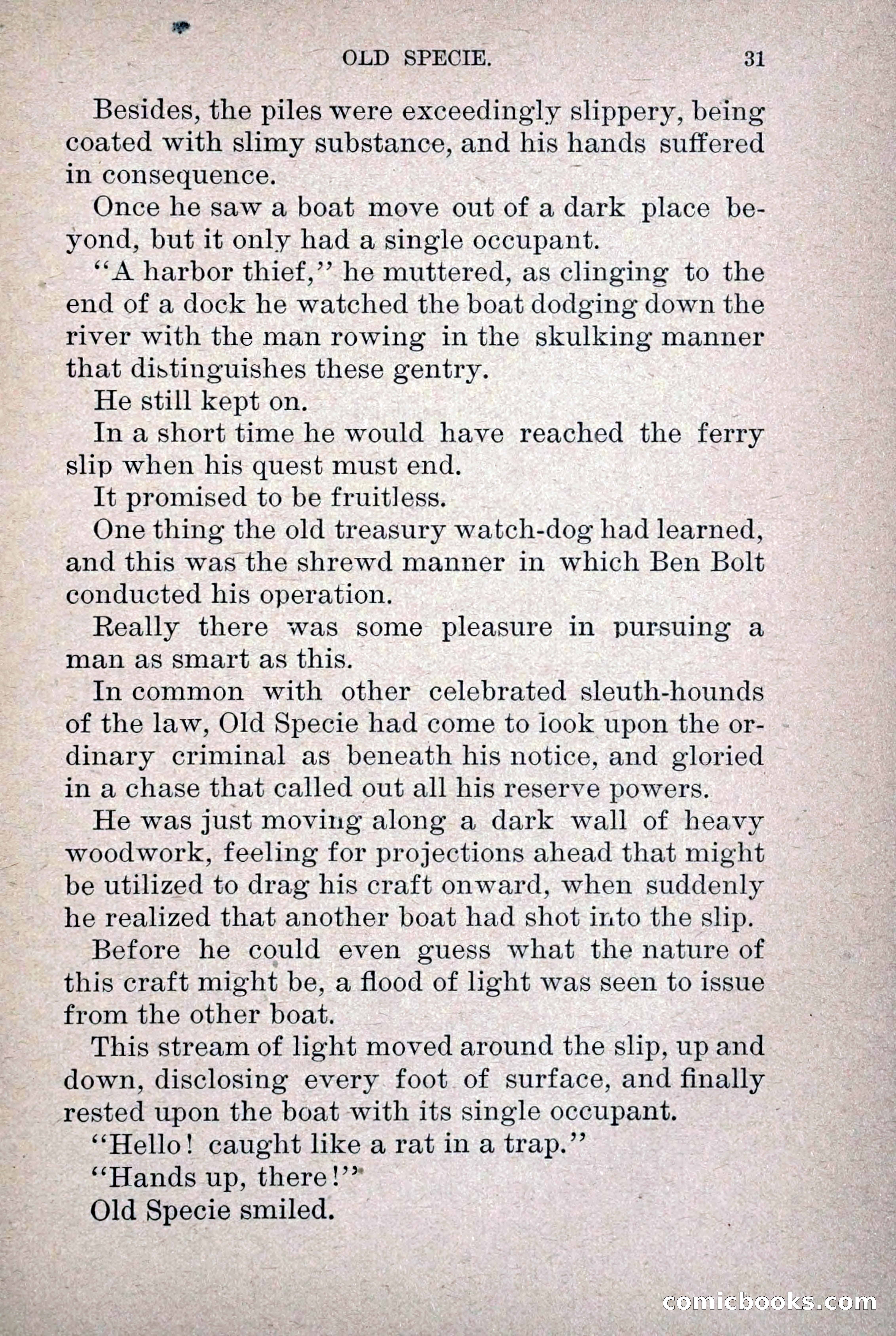 Old Specie, the Treasury Detective; or, The Harbor Lights of New York — page 39 of 220