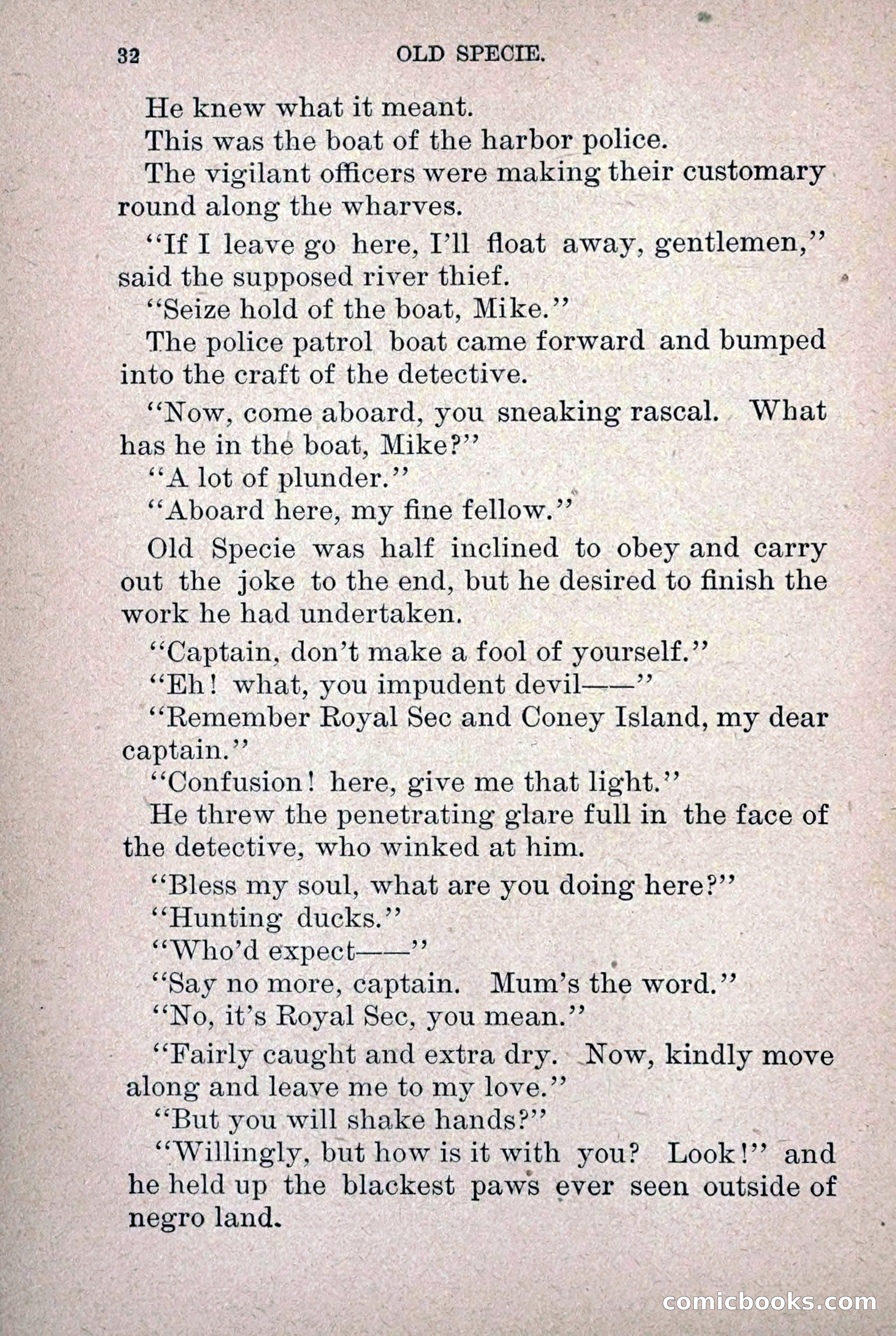 Old Specie, the Treasury Detective; or, The Harbor Lights of New York — page 40 of 220