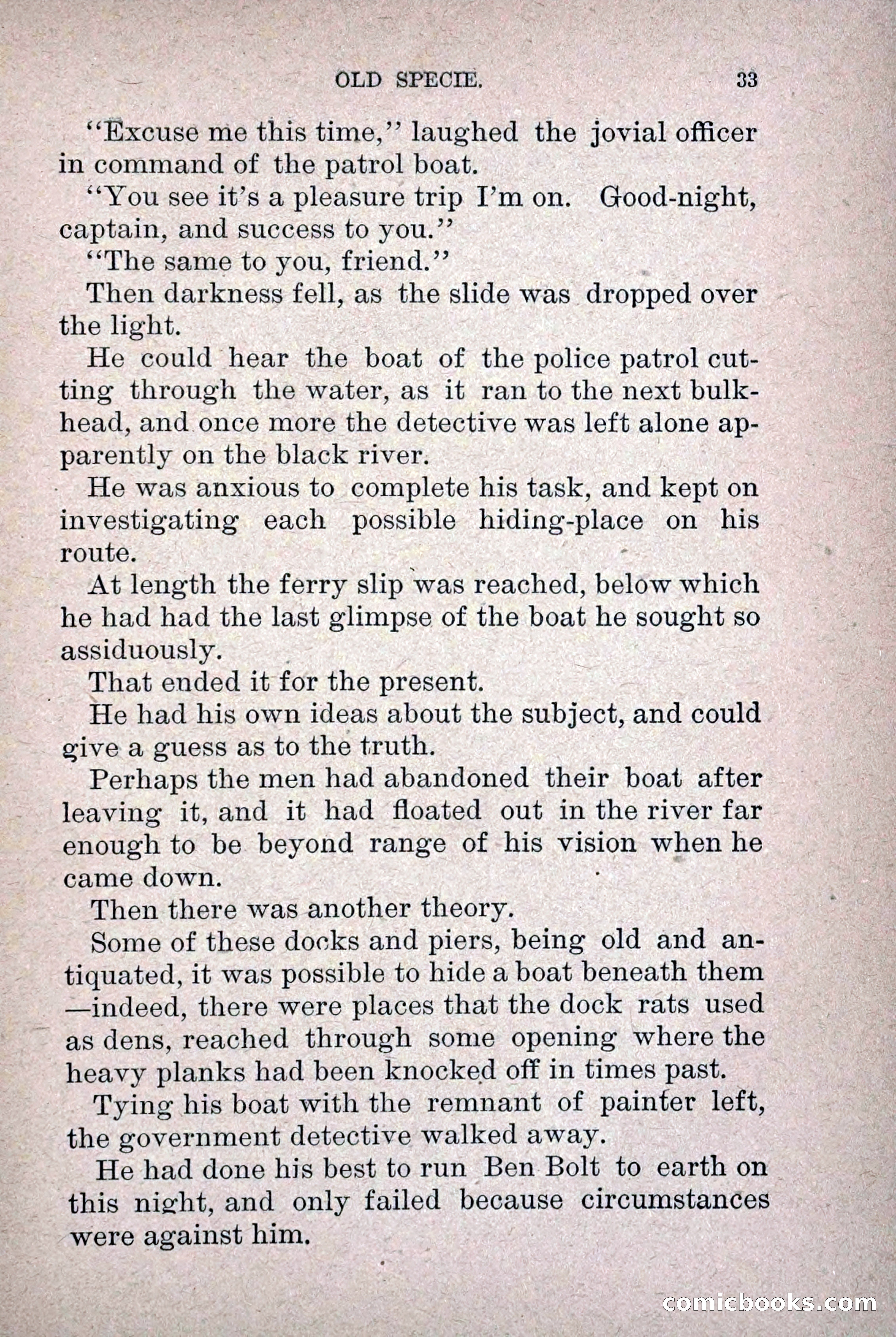 Old Specie, the Treasury Detective; or, The Harbor Lights of New York — page 41 of 220