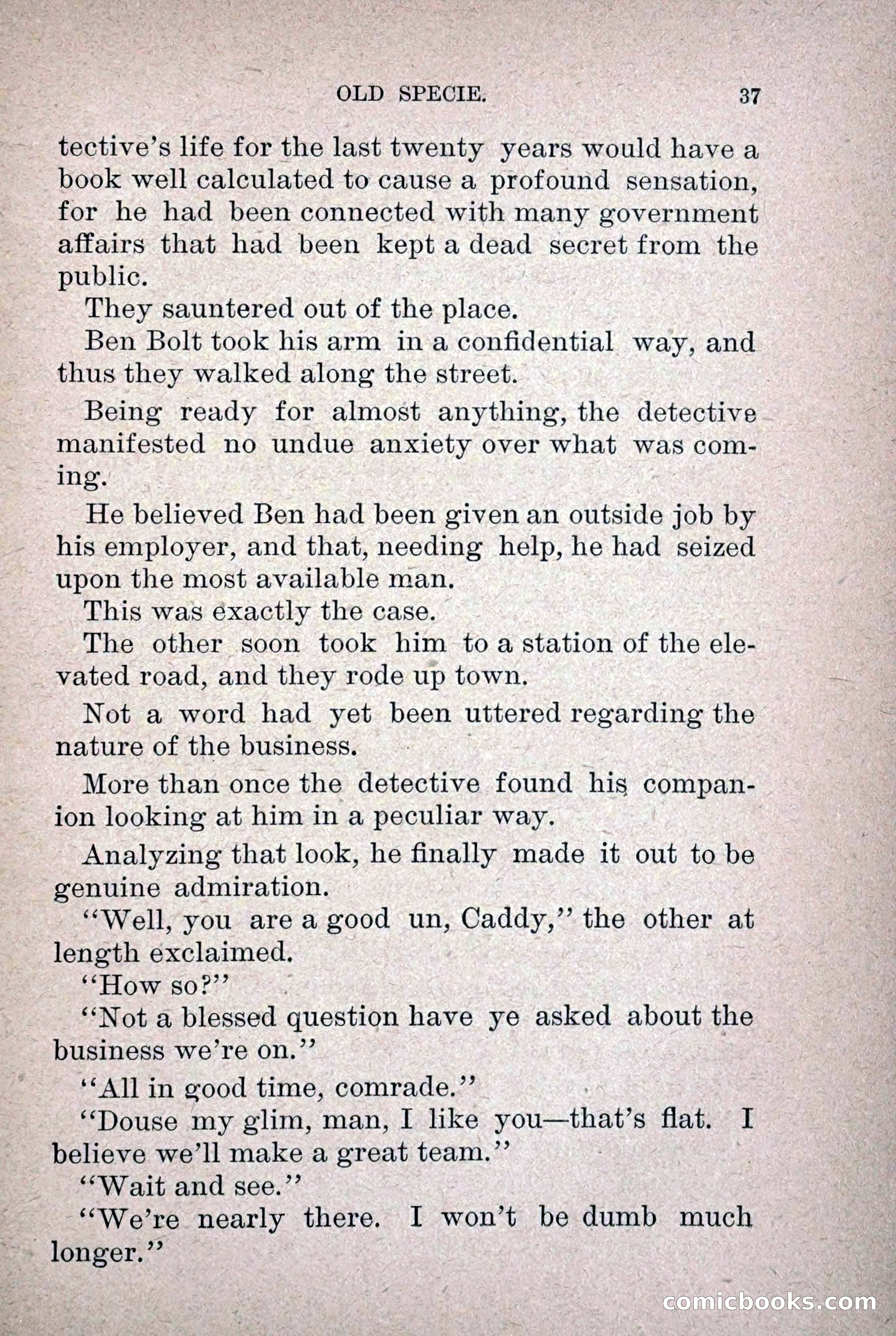 Old Specie, the Treasury Detective; or, The Harbor Lights of New York — page 45 of 220