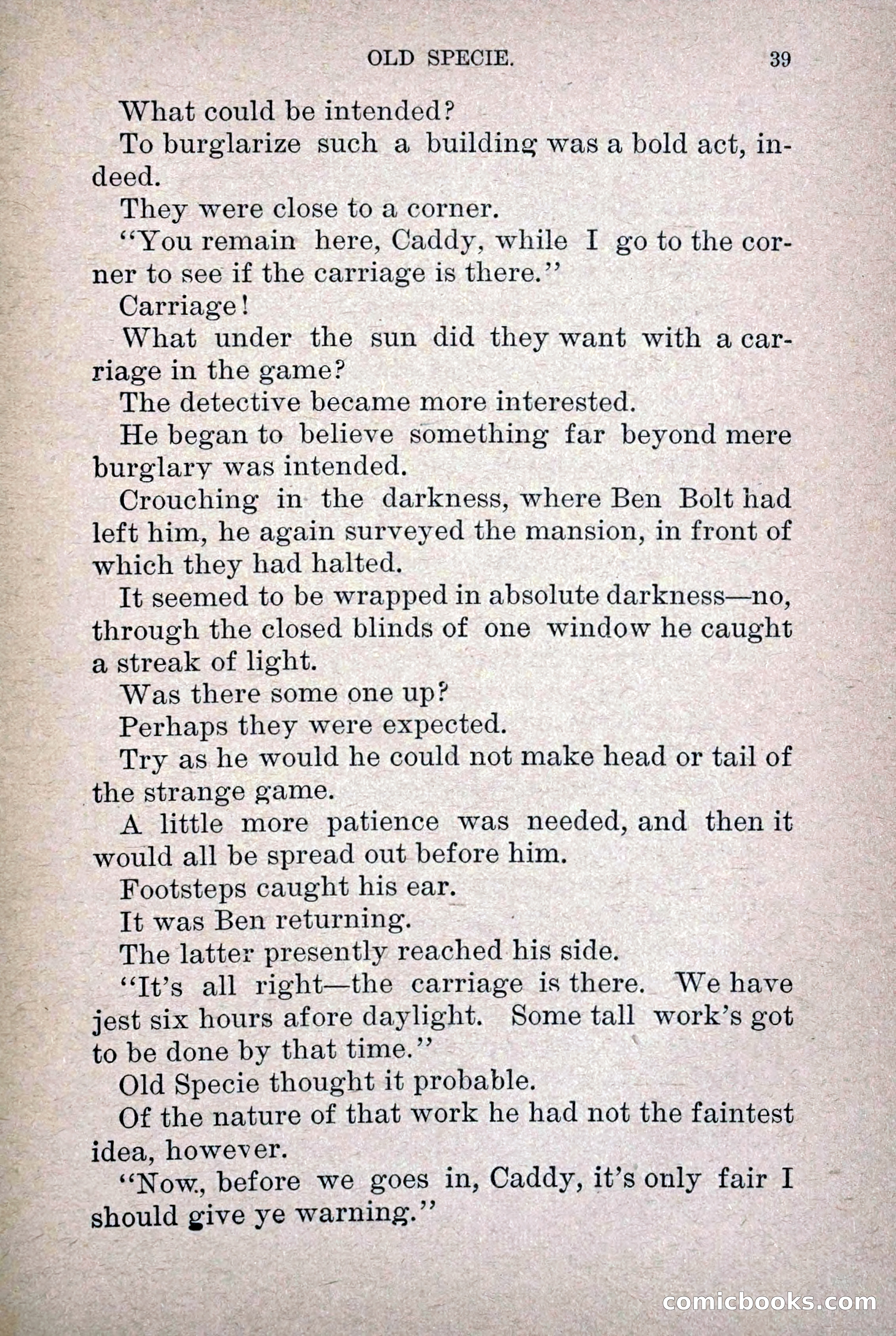 Old Specie, the Treasury Detective; or, The Harbor Lights of New York — page 47 of 220